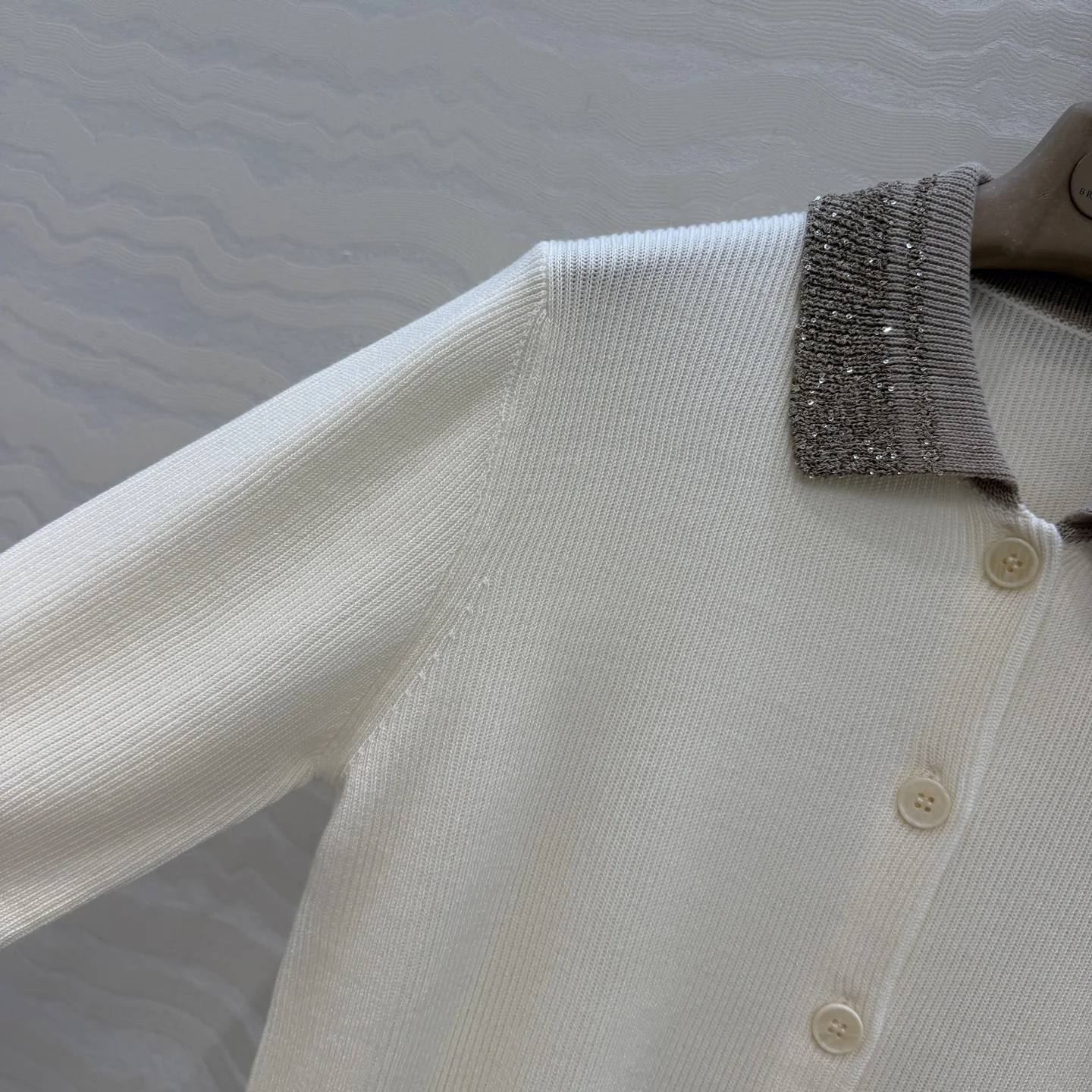 BRUNELLO CUCINELLI Sweaters Linen Cotton Cream-Gold S-L B50202609062725 - Image 5