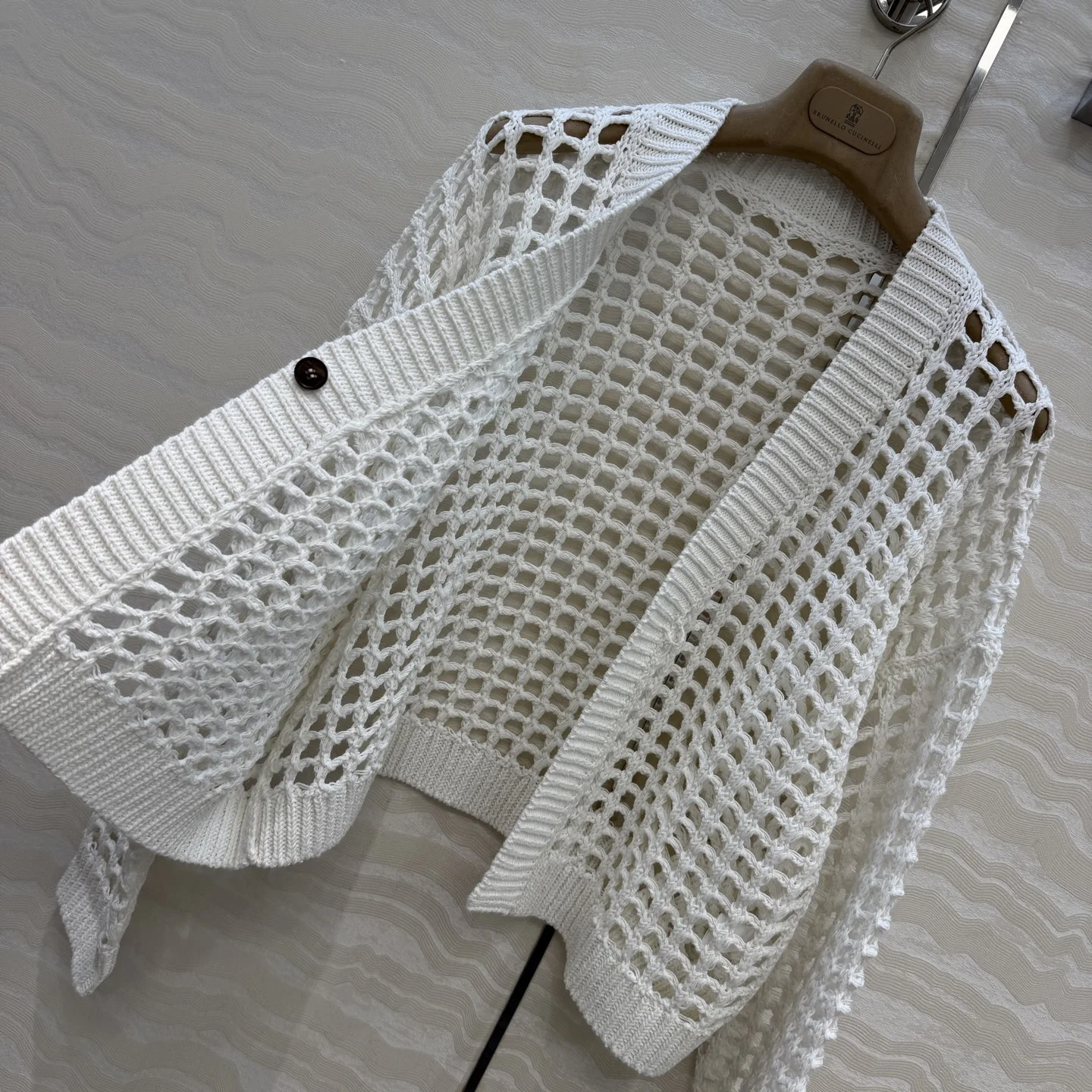 BRUNELLO CUCINELLI Sweaters Linen Cotton White S-L B40202609062721 - Image 7