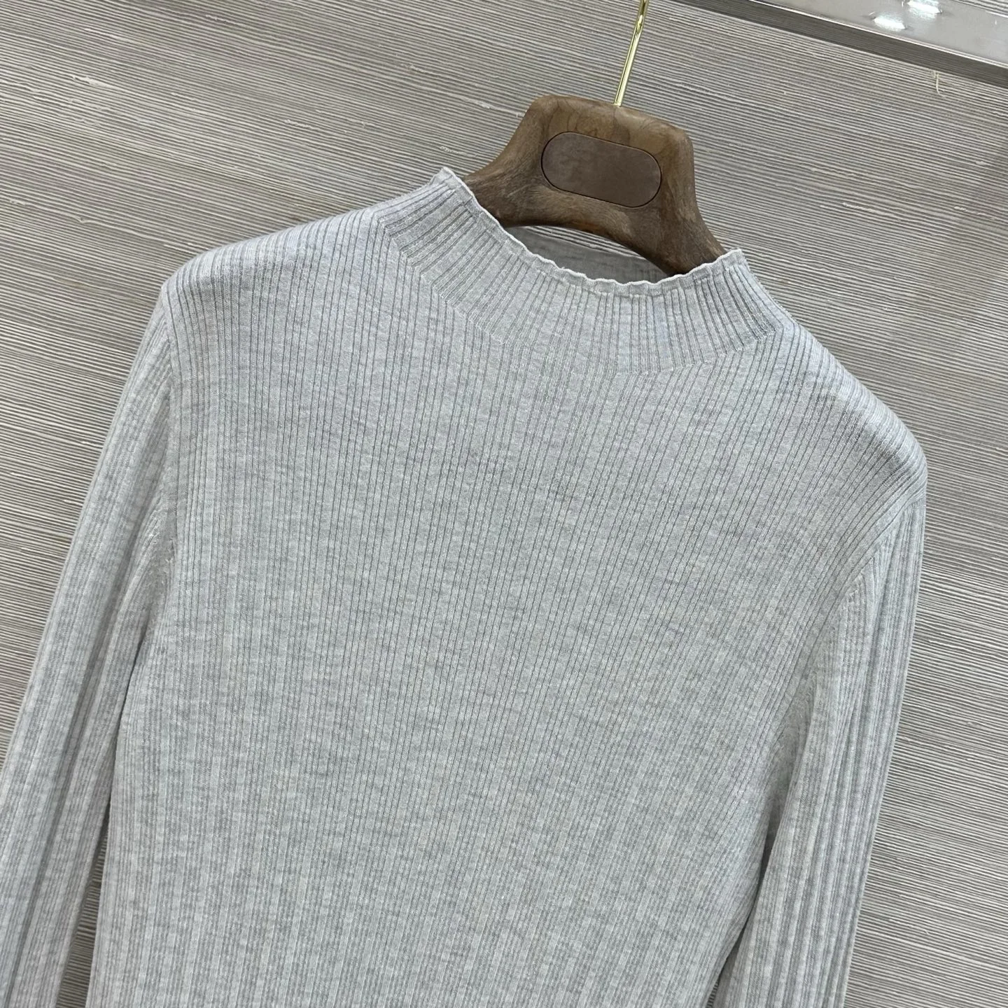 BRUNELLO CUCINELLI Sweaters Wool Metallic Grey M C25202609062052 - Image 2
