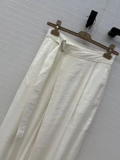 Alternative view of BRUNELLO CUCINELLI Trousers White S-L C30202609062698