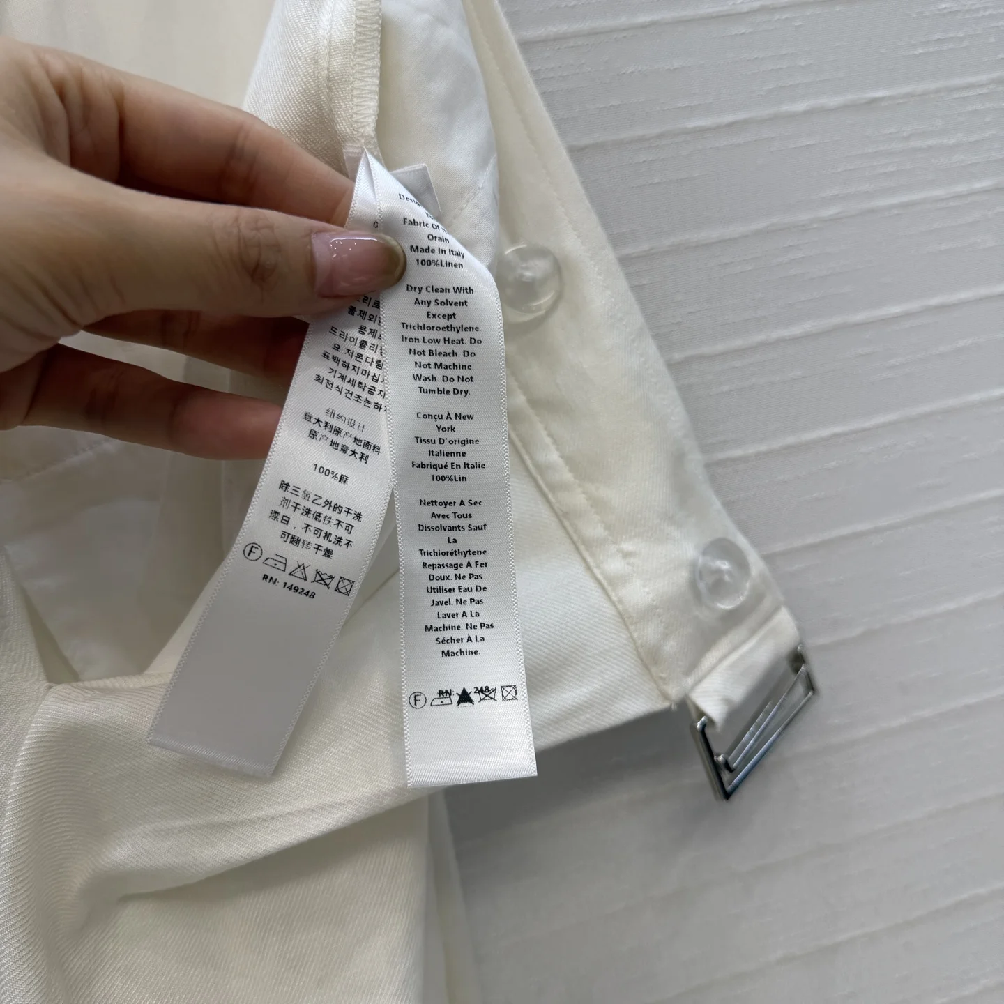 BRUNELLO CUCINELLI Trousers White S-L C30202609062698 - Image 5