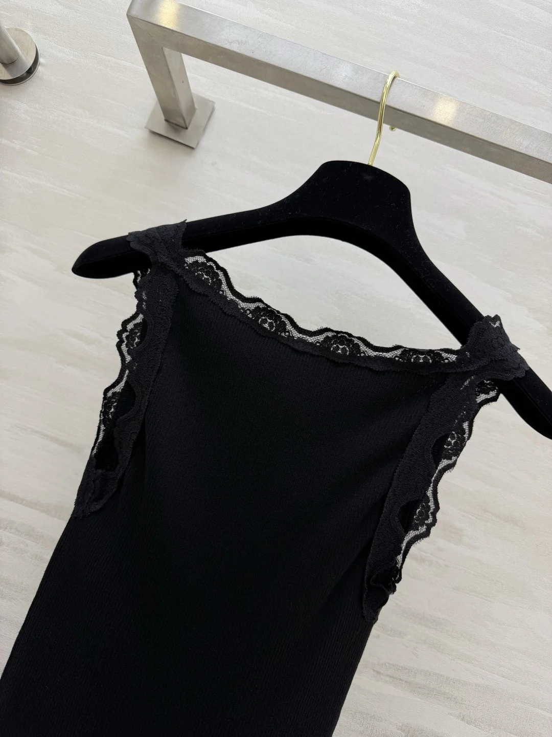 BRUNELLO CUCINELLI Vests Lace Knit Black S_M_L A55202609062622 - Image 6