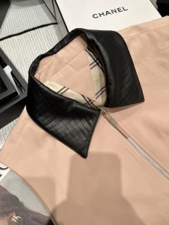 Alternative view of BRUNELLO CUCINELLI Vests Lamb Leather Pink-Black S-M-L C95202609060327