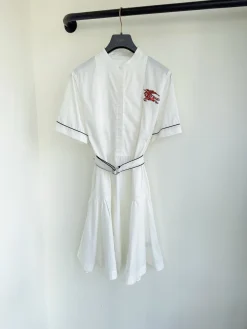 BURBERRY Dresses White-Red S-L C50202609062861