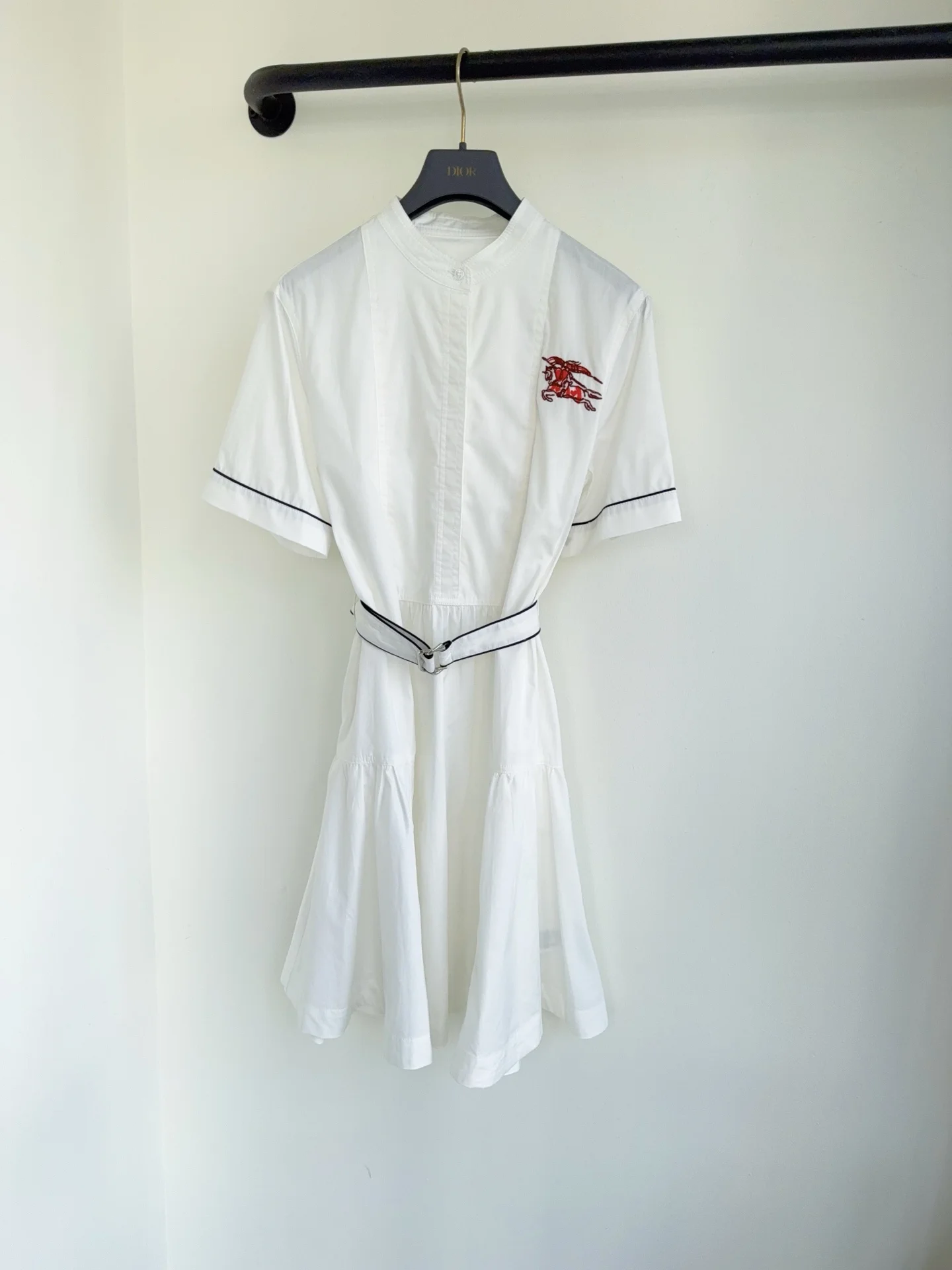 BURBERRY Dresses White-Red S-L C50202609062861 - Image 2