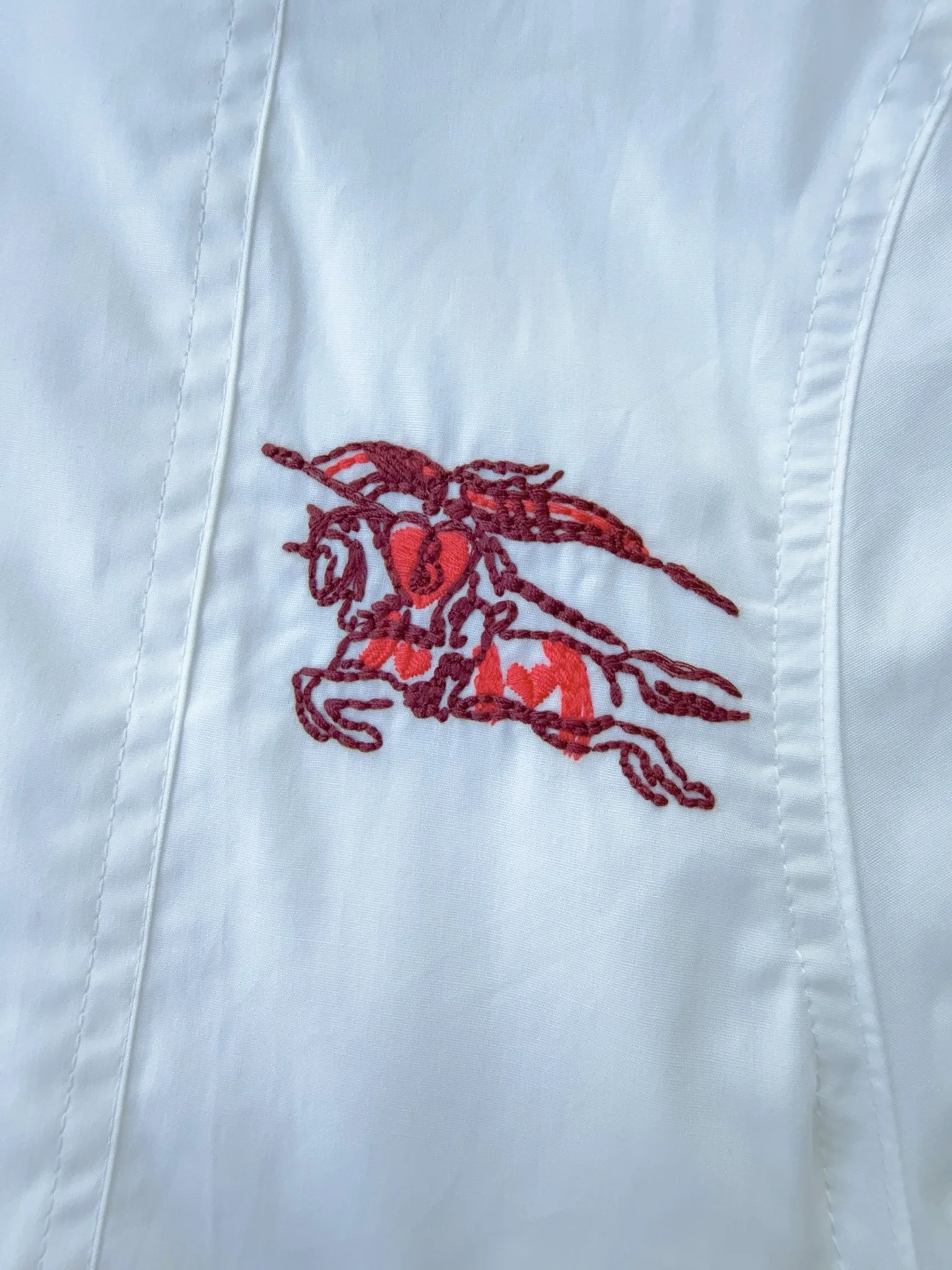 BURBERRY Dresses White-Red S-L C50202609062861 - Image 4
