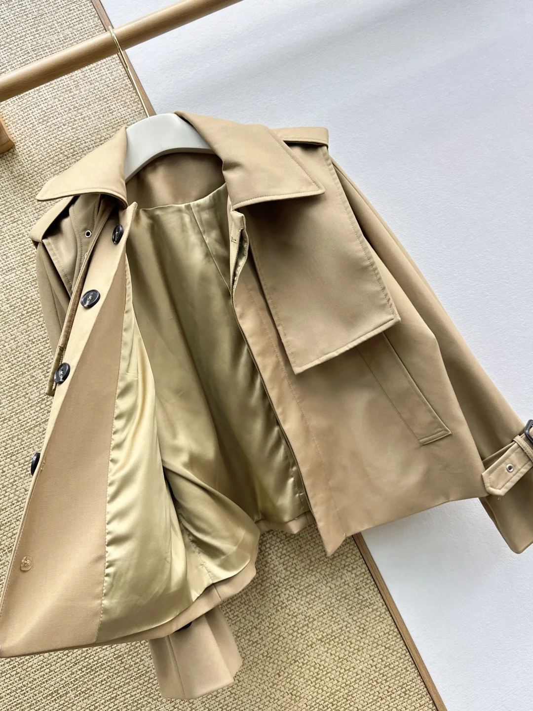 BURBERRY Jackets Beige-Black S-L C55202609060481 - Image 7