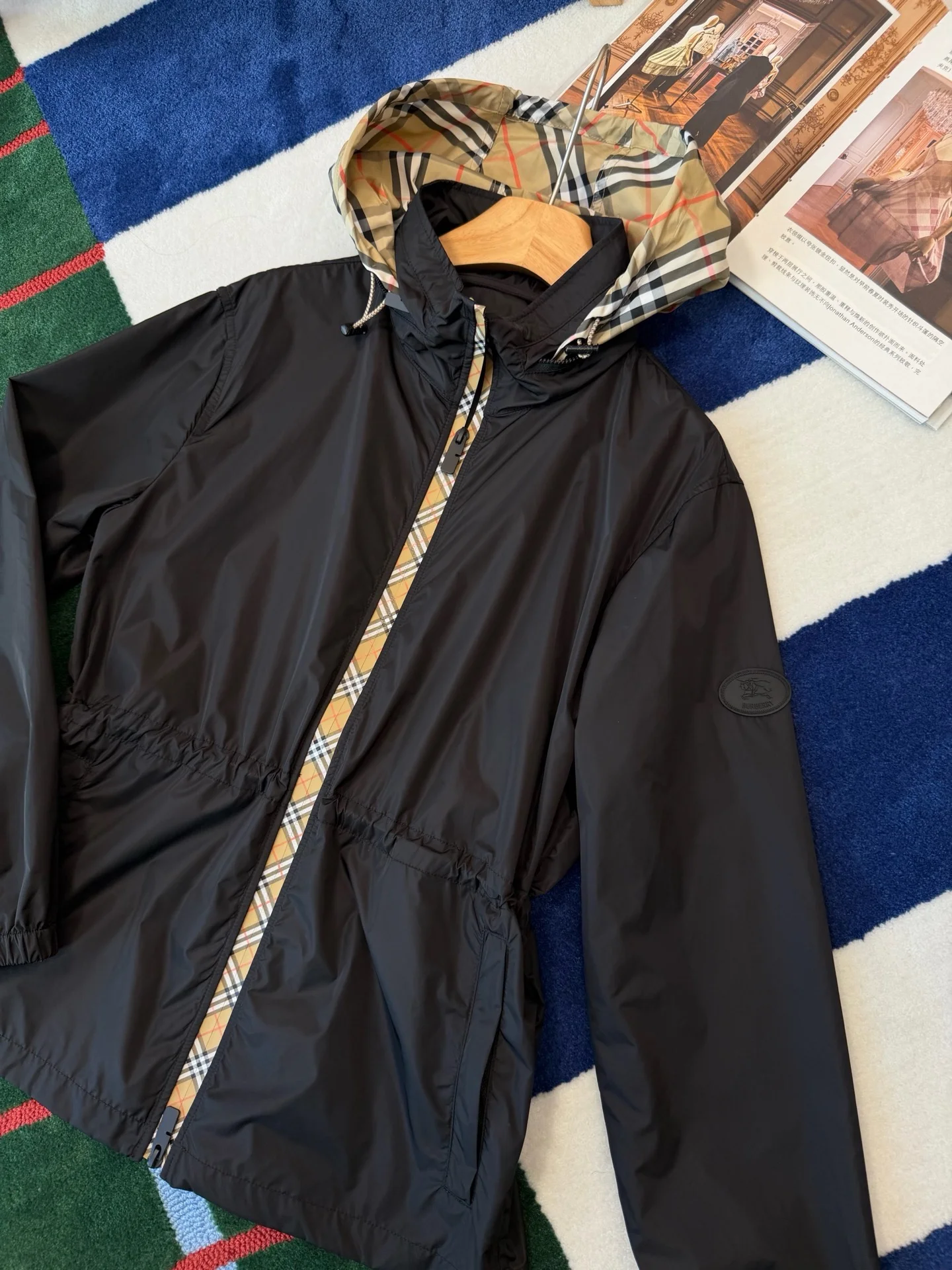BURBERRY Jackets Black-Beige S-L D95202609062779 - Image 7