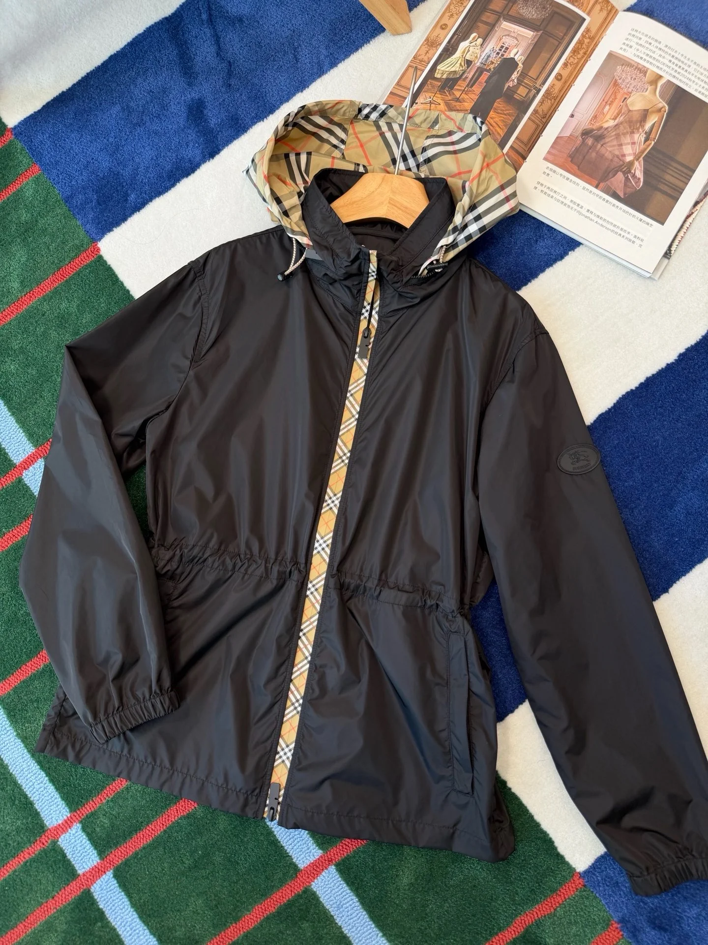 BURBERRY Jackets Black-Beige S-L D95202609062779 - Image 9