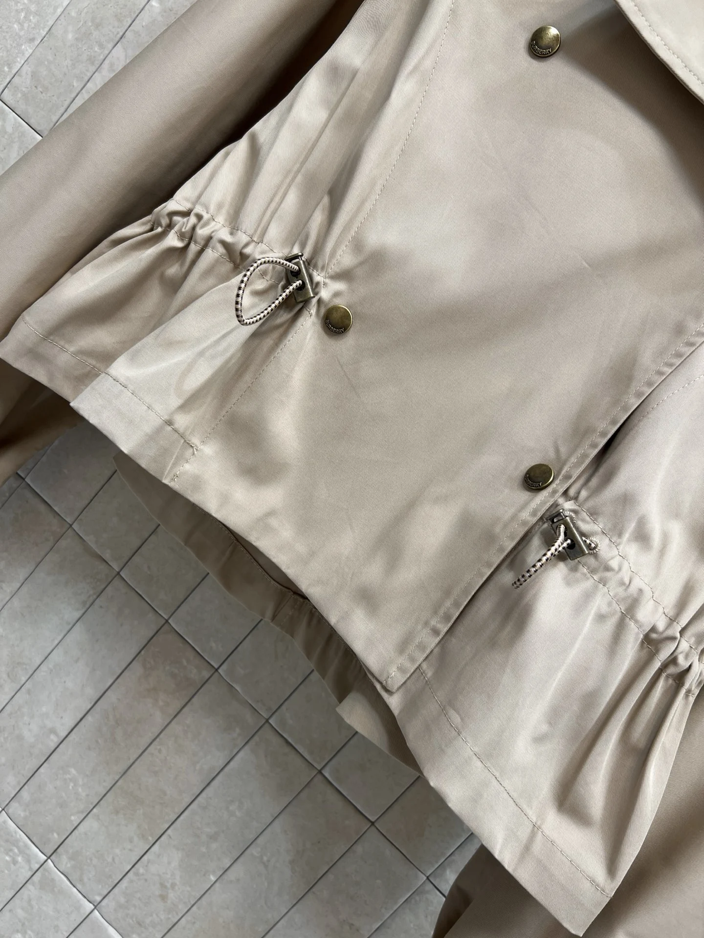 BURBERRY Jackets Cotton Beige S-XL C25202609060004 - Image 3