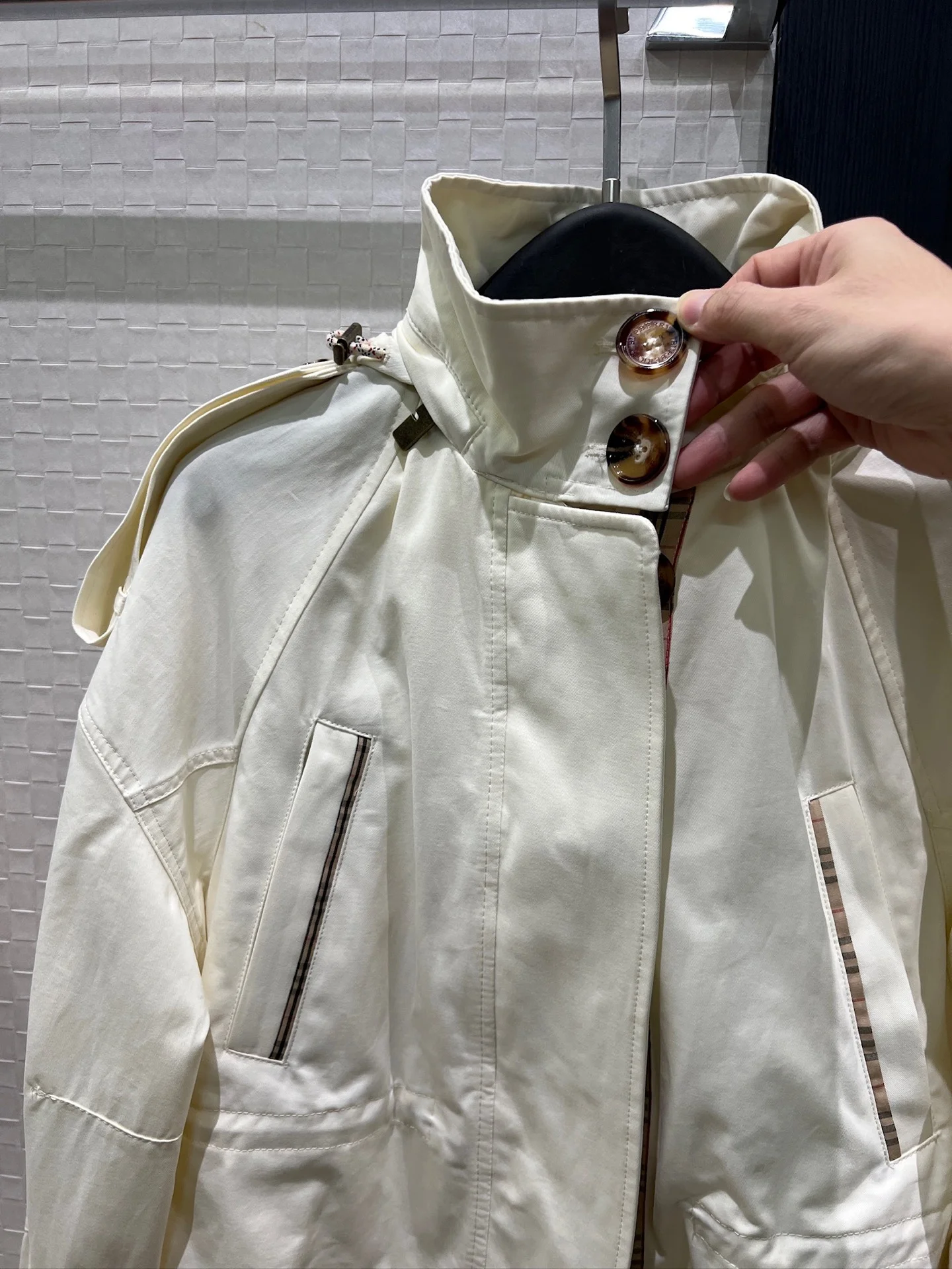 BURBERRY Jackets Cream-Brown S-XL C45202609060054 - Image 3