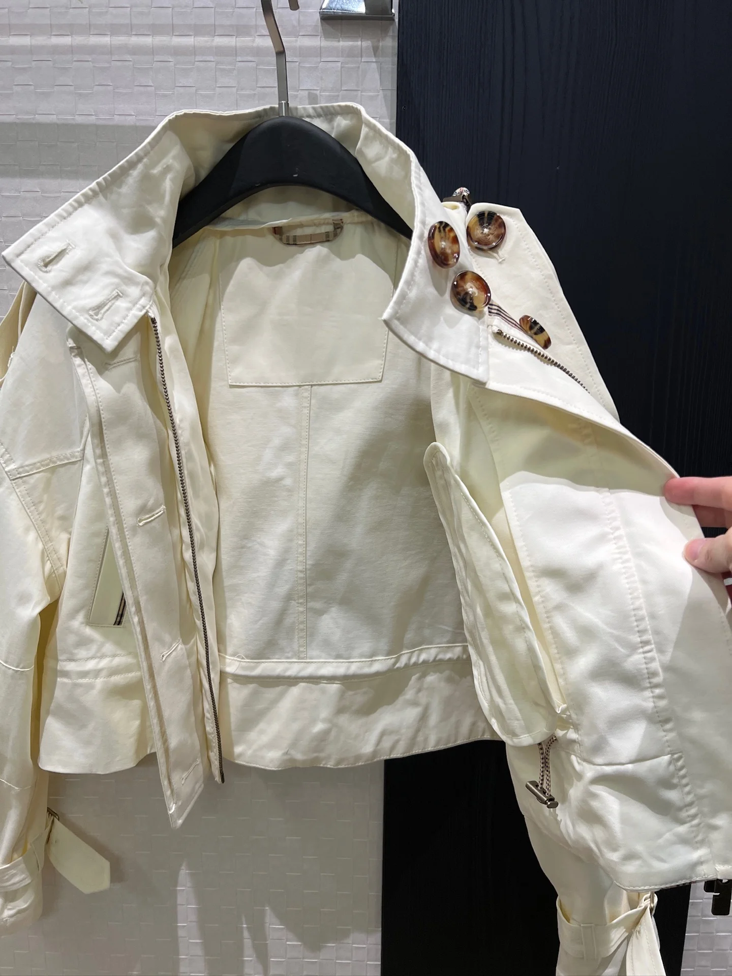 BURBERRY Jackets Cream-Brown S-XL C45202609060054 - Image 5
