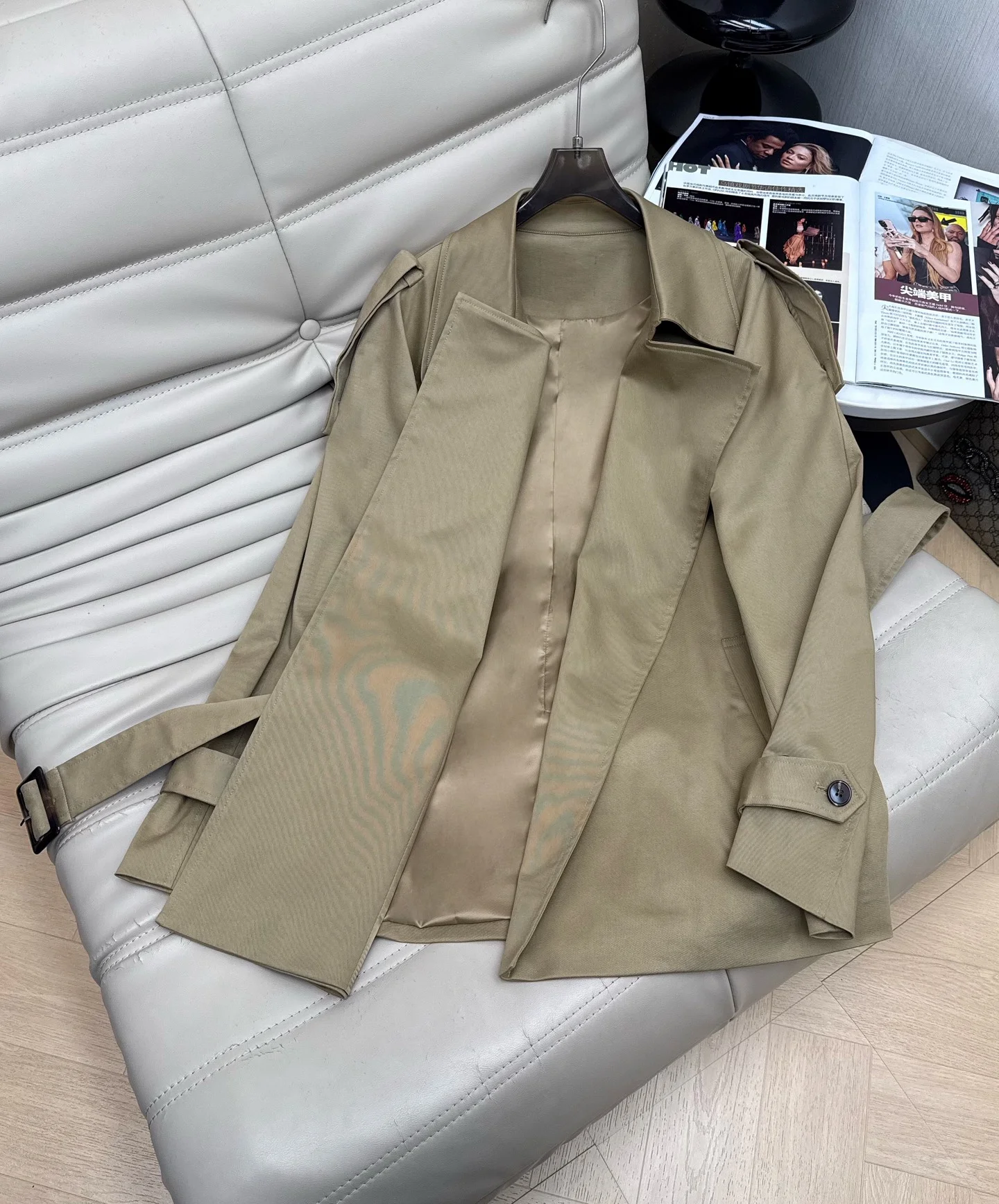 BURBERRY Jackets Khaki S-L C20202609060241 - Image 7
