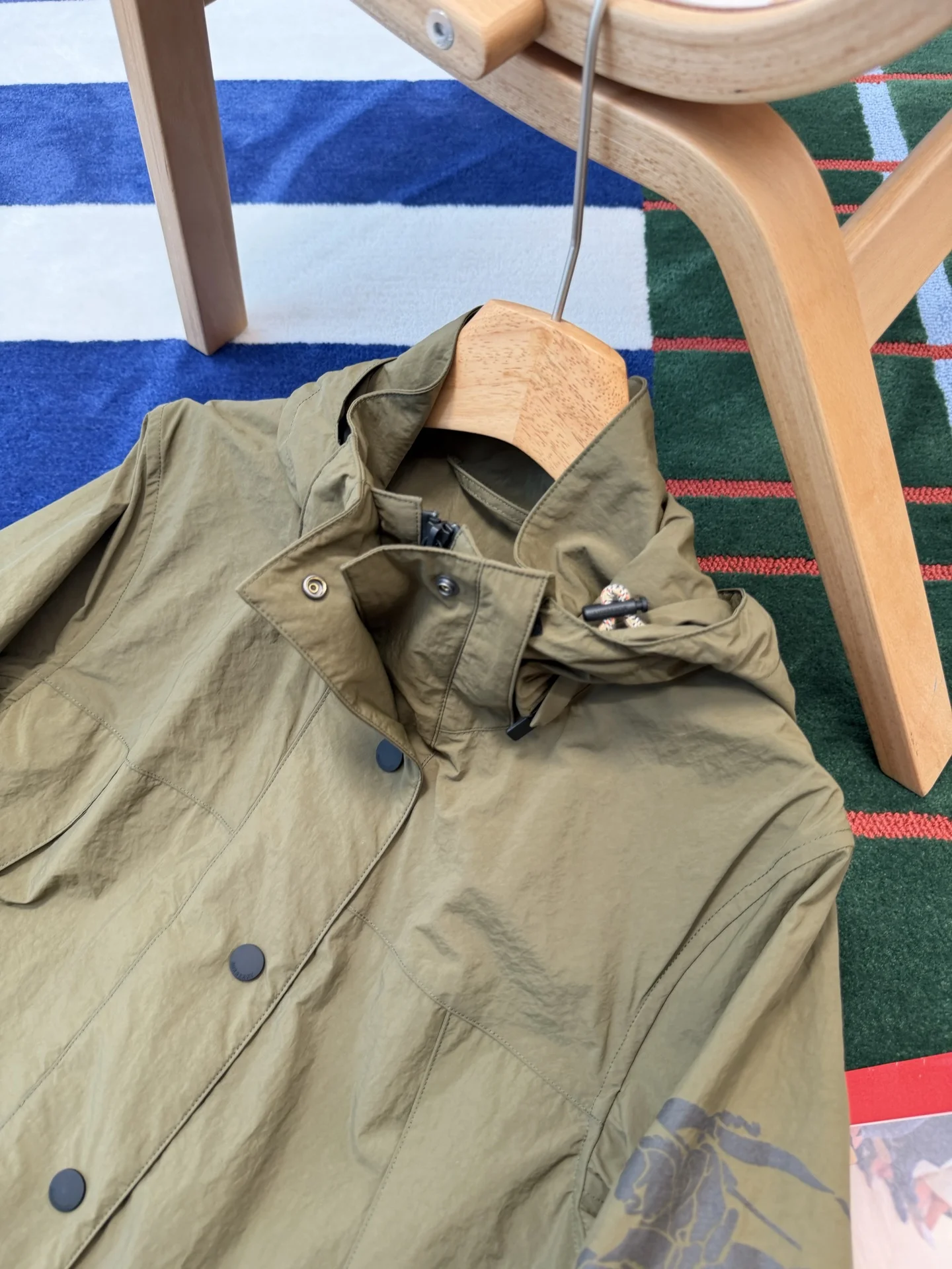 BURBERRY Jackets Olive-Black S-L E65202609060674 - Image 3