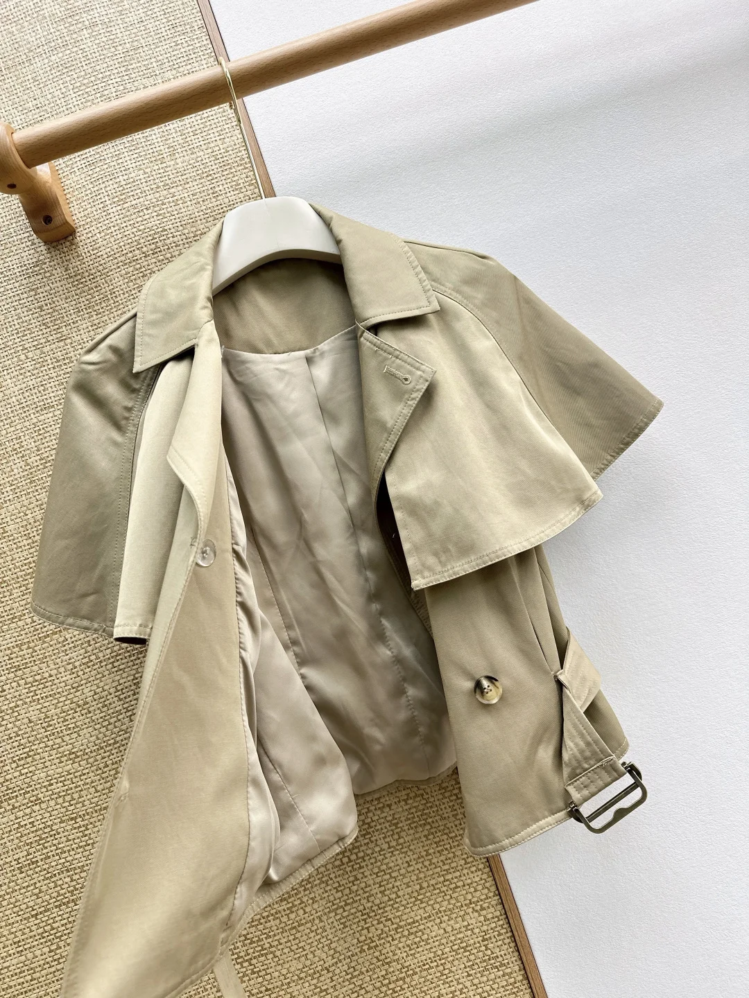 BURBERRY Jackets Twill Beige S-M-L B75202609063286 - Image 7