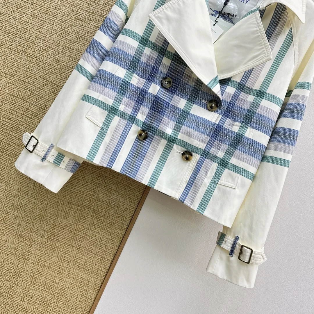 BURBERRY Jackets White-Blue-Green S-M-L C85202609063289 - Image 5
