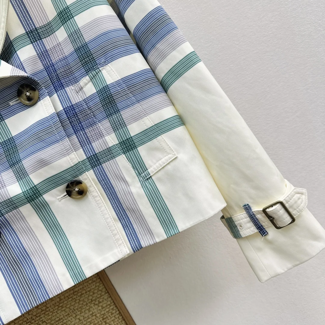BURBERRY Jackets White-Blue-Green S-M-L C85202609063289 - Image 6