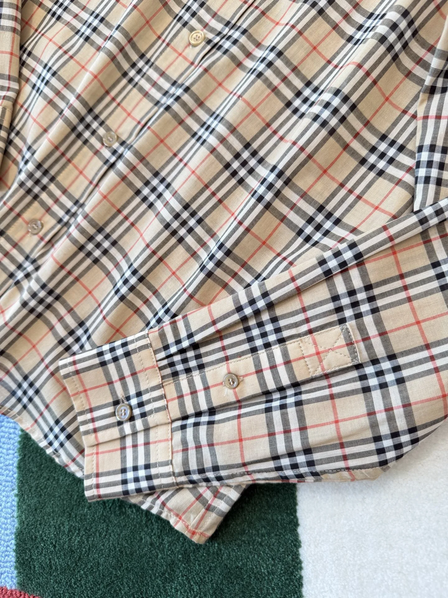 BURBERRY Shirts Beige-Black S-L C25202609061774 - Image 5