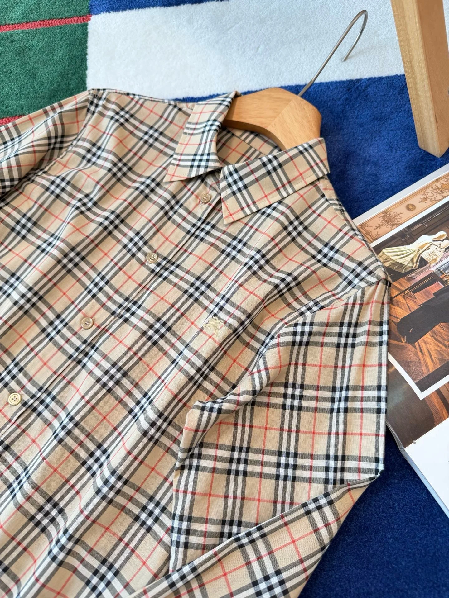 BURBERRY Shirts Beige-Black S-L C25202609061774 - Image 8