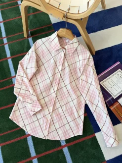 BURBERRY Shirts Pink-White S-M-L C25202609061771