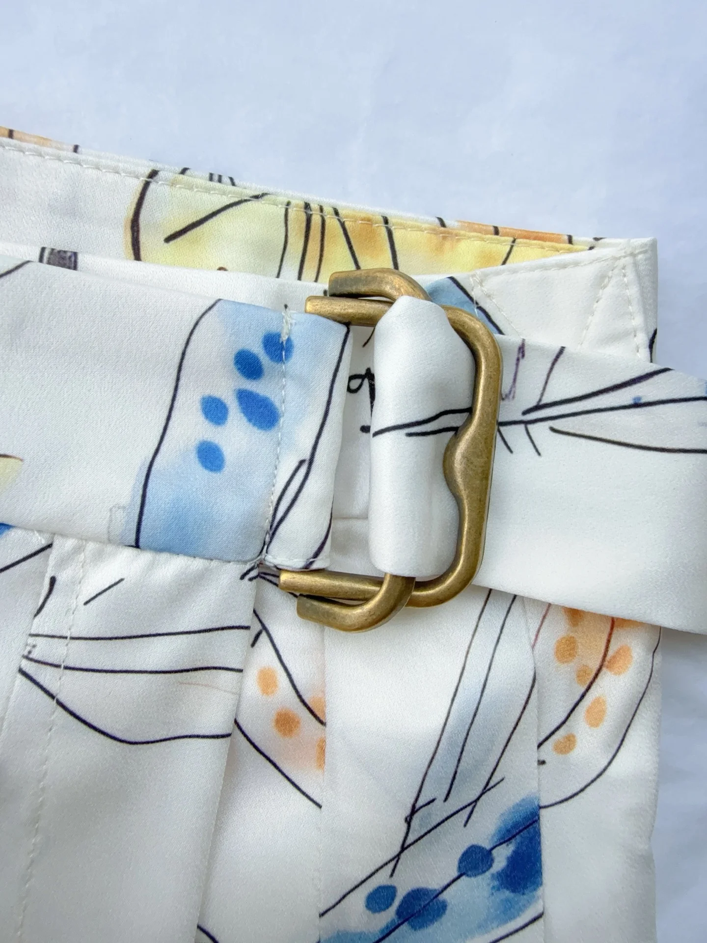 BURBERRY Skirts Printed Blend White-Multi 36-40 B90202609062852 - Image 4