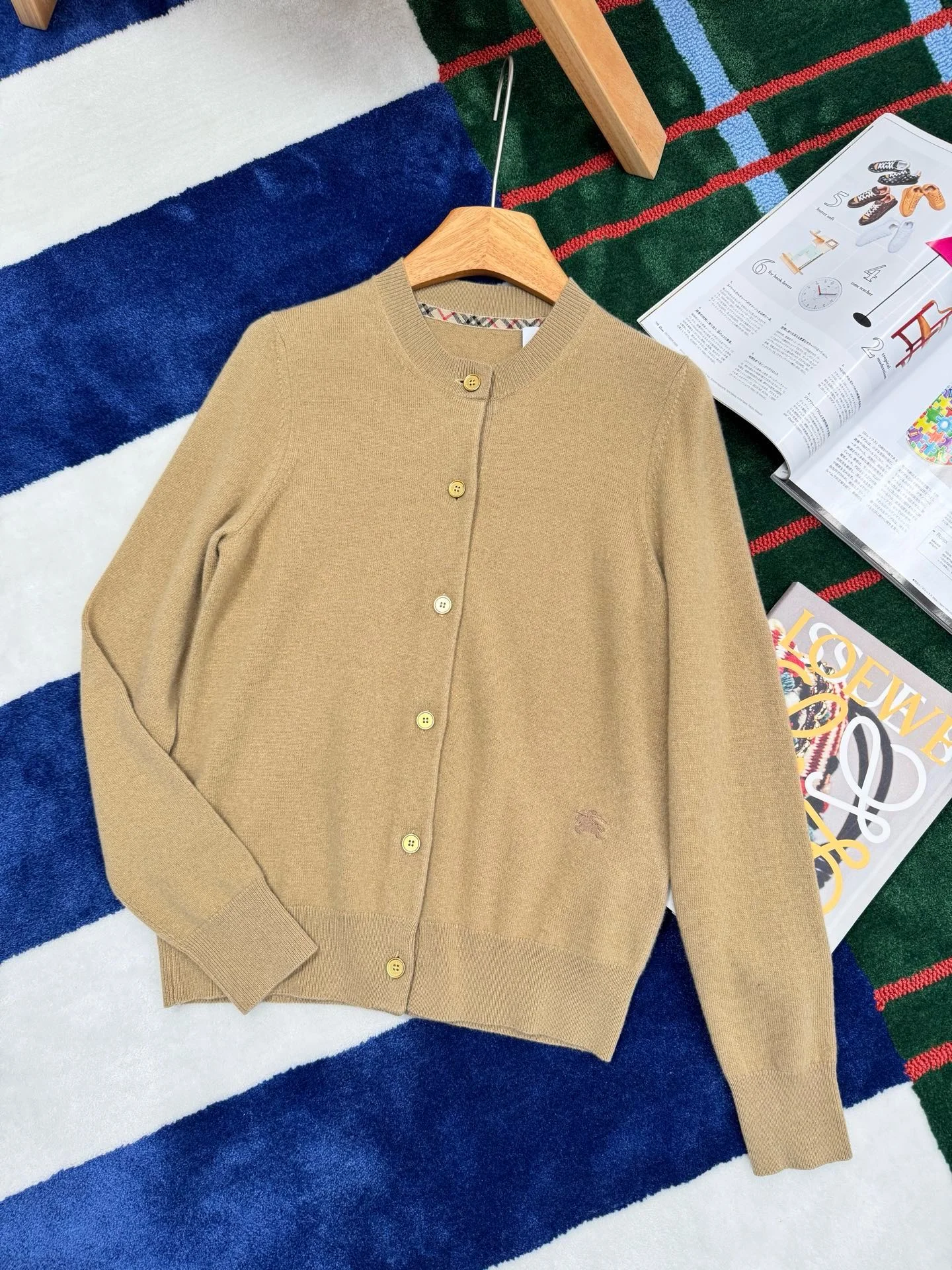 BURBERRY Sweaters Knit Camel-Gold S-M-L C85202609060672 - Image 7