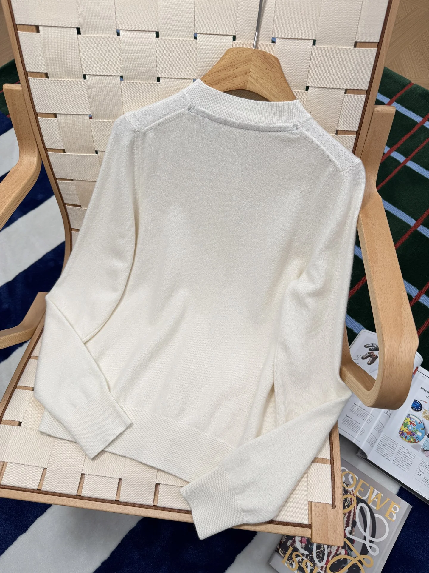 BURBERRY Sweaters Knit White-Gold S-M-L C85202609060671 - Image 5