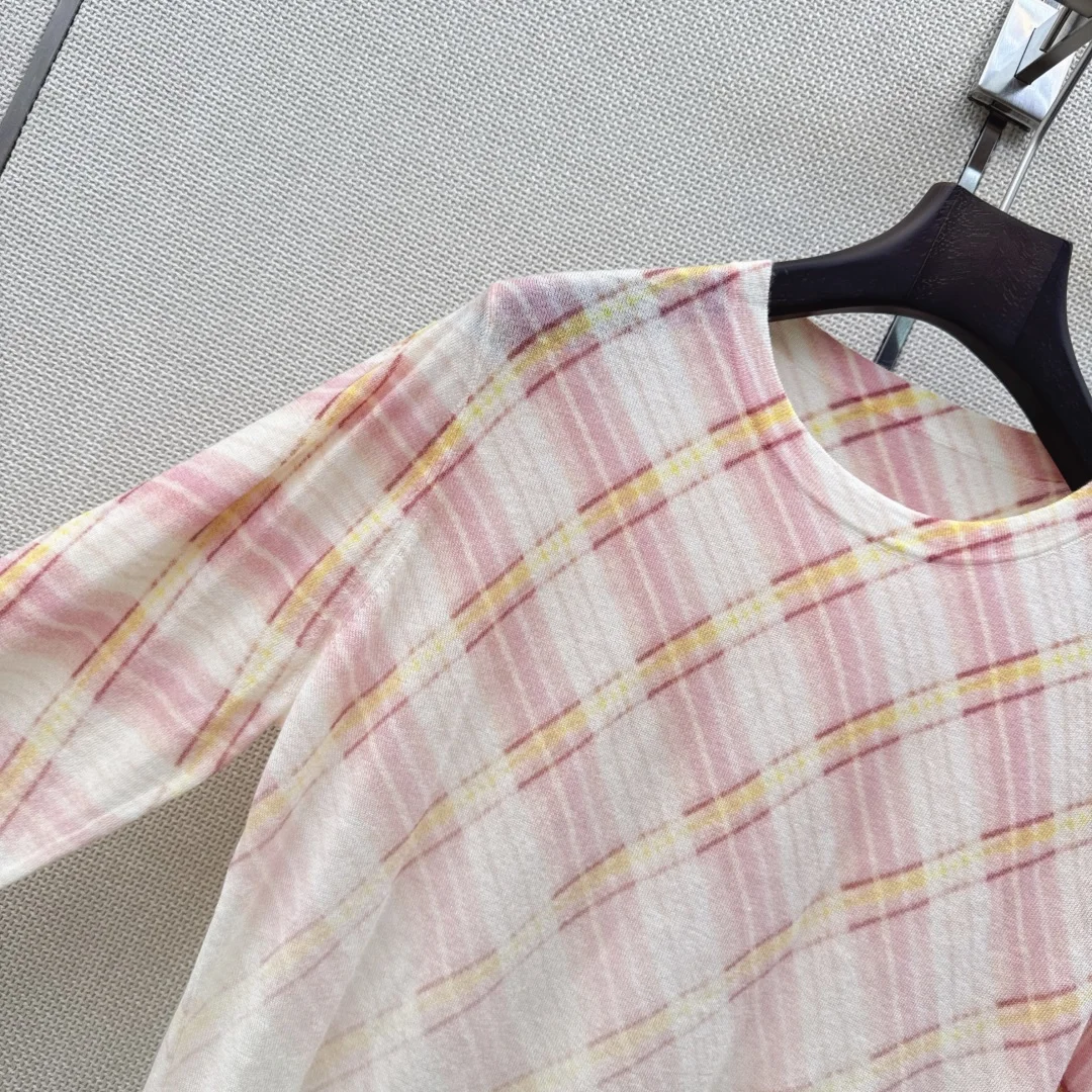 BURBERRY Sweaters Wool White-Pink-Yellow S-L A85202609063375 - Image 5