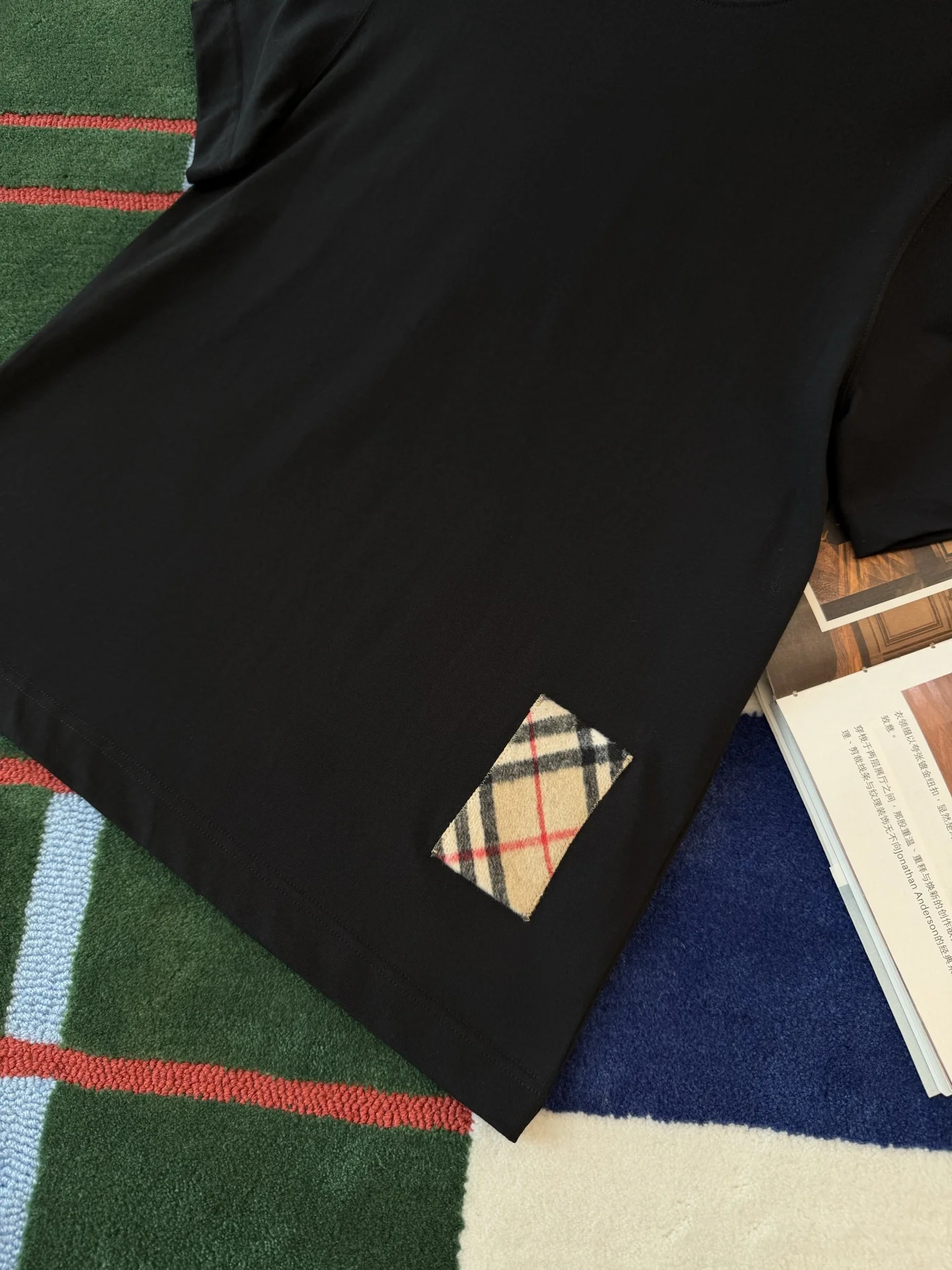 BURBERRY T-shirts Black-Beige S-L A95202609061412 - Image 3