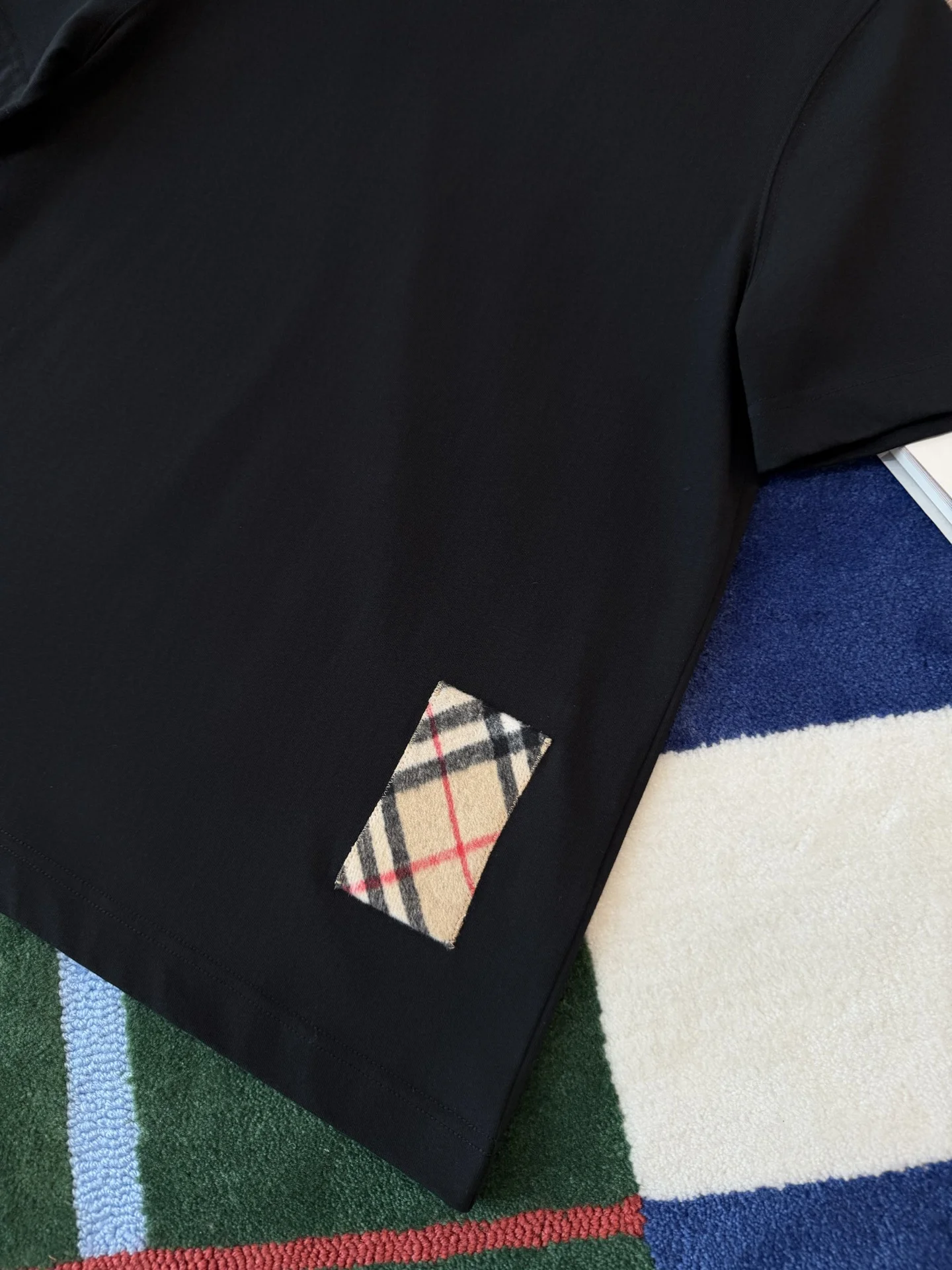 BURBERRY T-shirts Black-Beige S-L A95202609061412 - Image 5