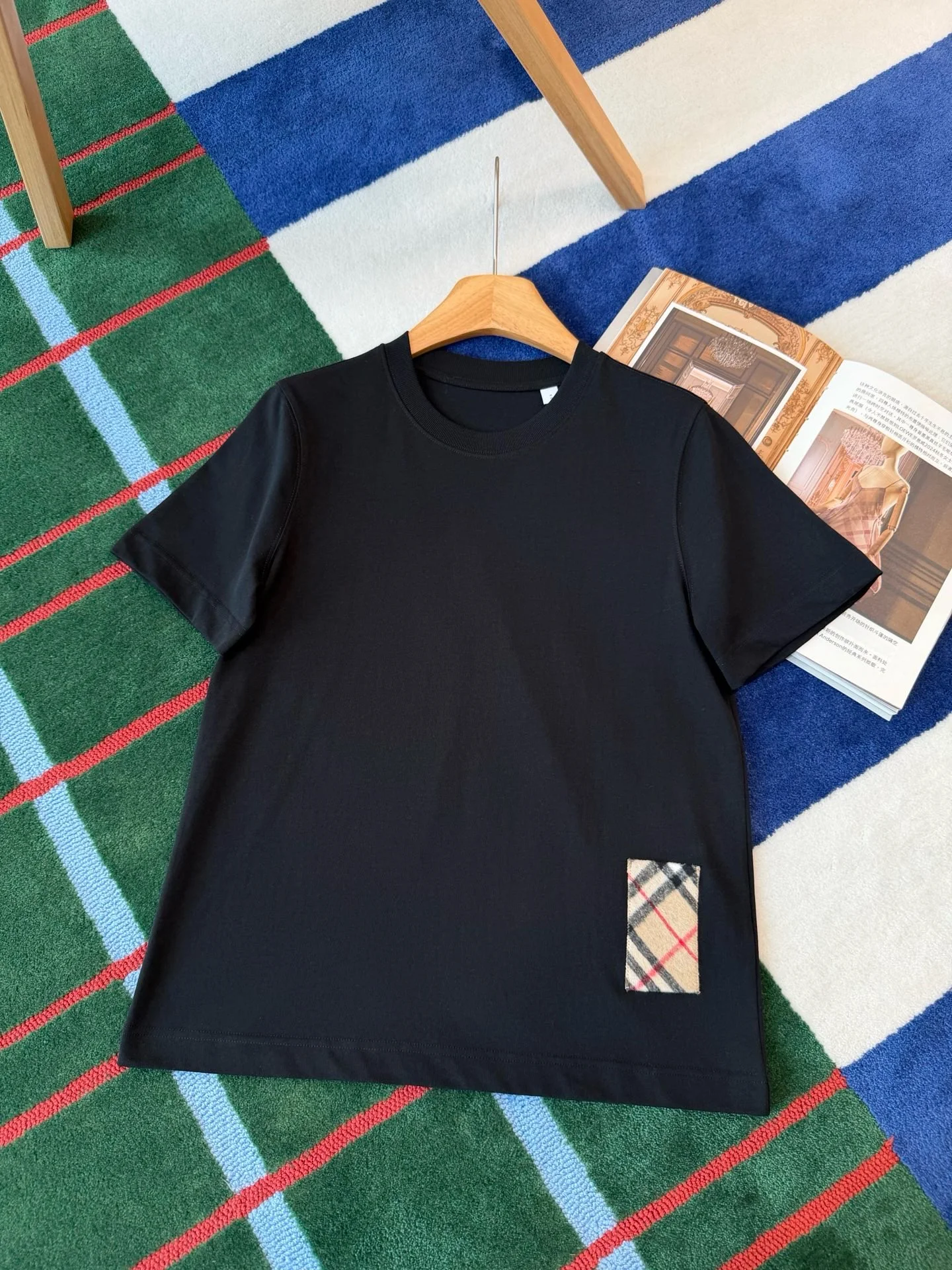 BURBERRY T-shirts Black-Beige S-L A95202609061412 - Image 8