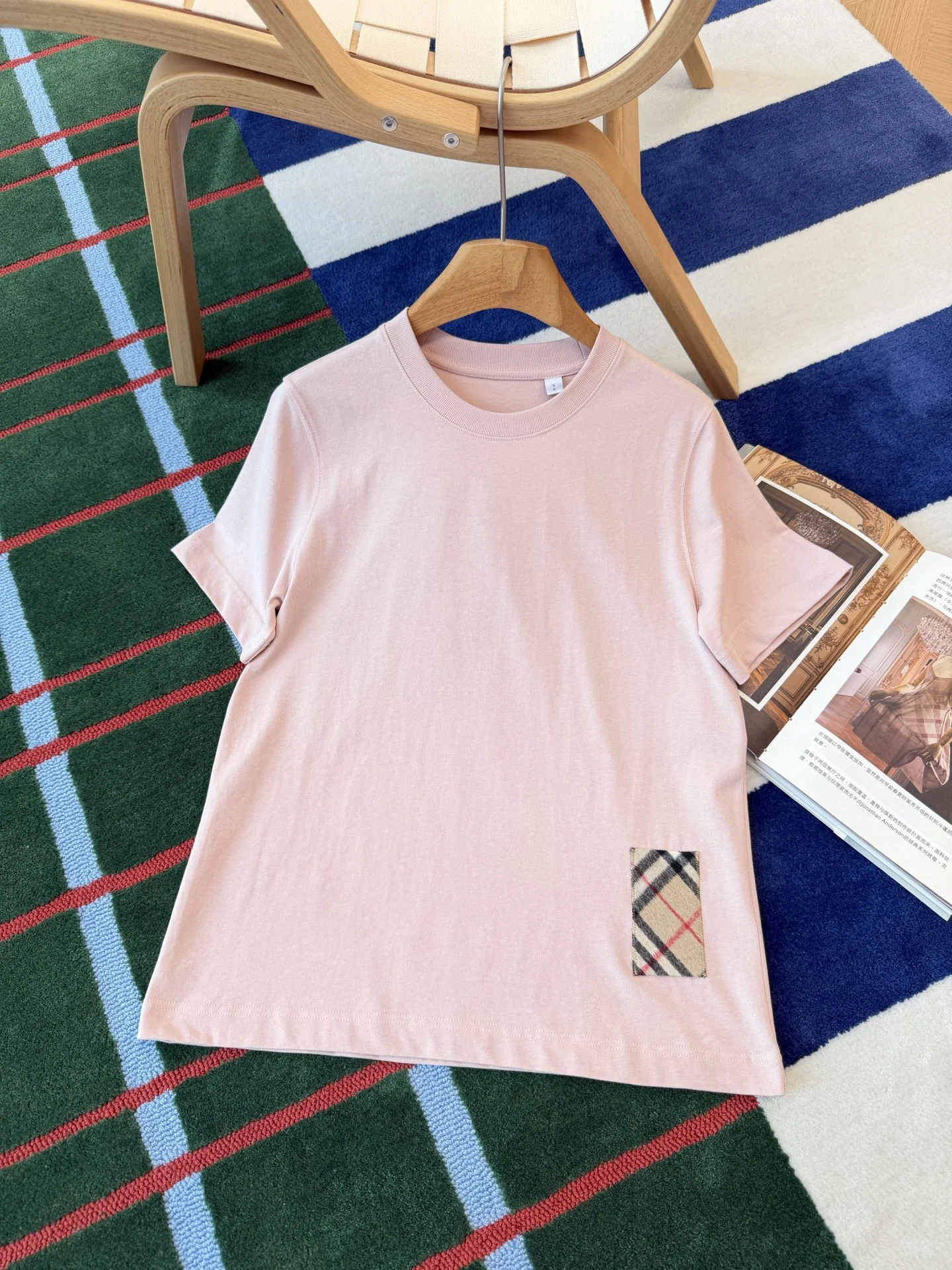 BURBERRY T-shirts Pink-Beige S-L A95202609061411