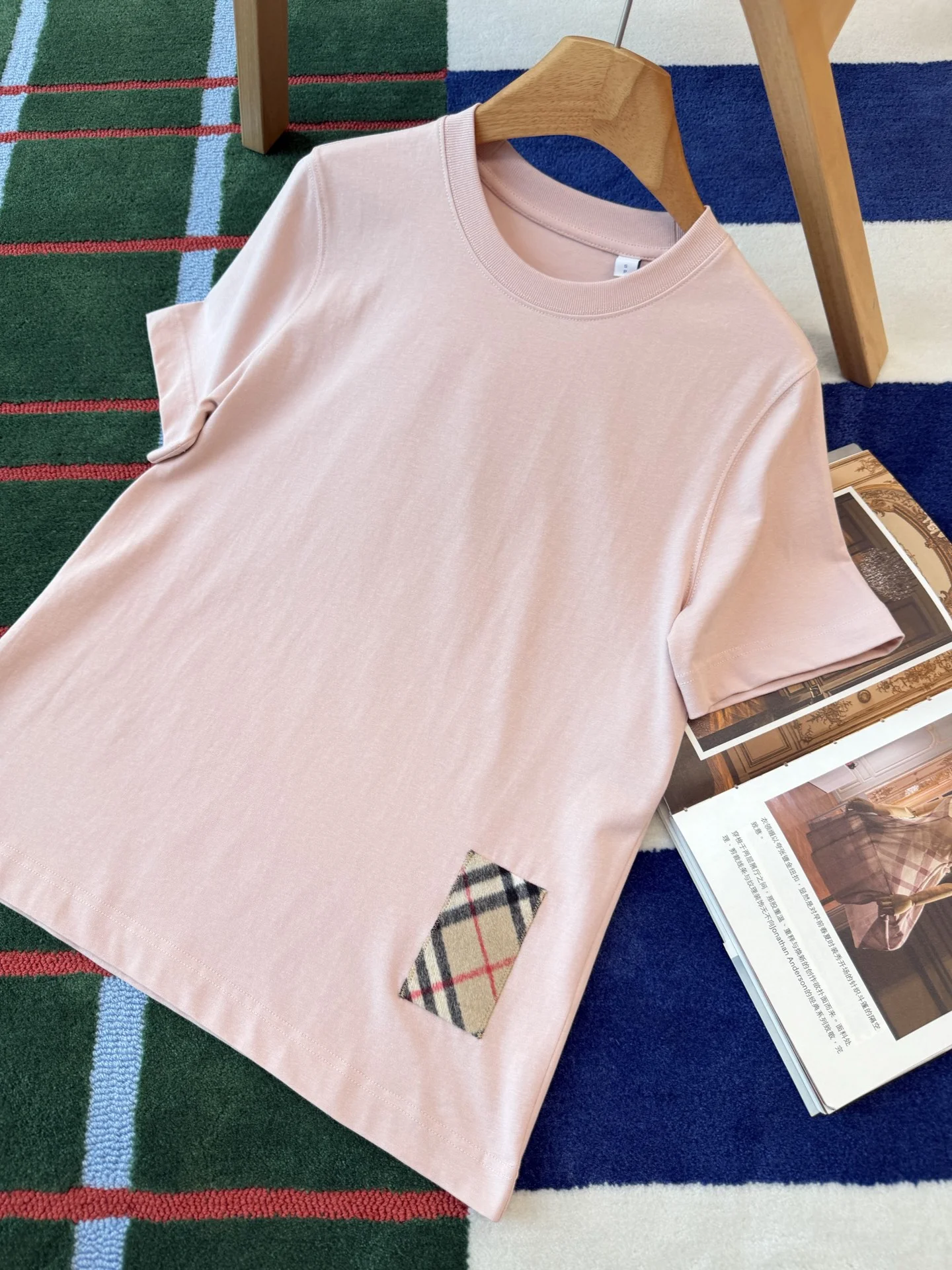 BURBERRY T-shirts Pink-Beige S-L A95202609061411 - Image 2
