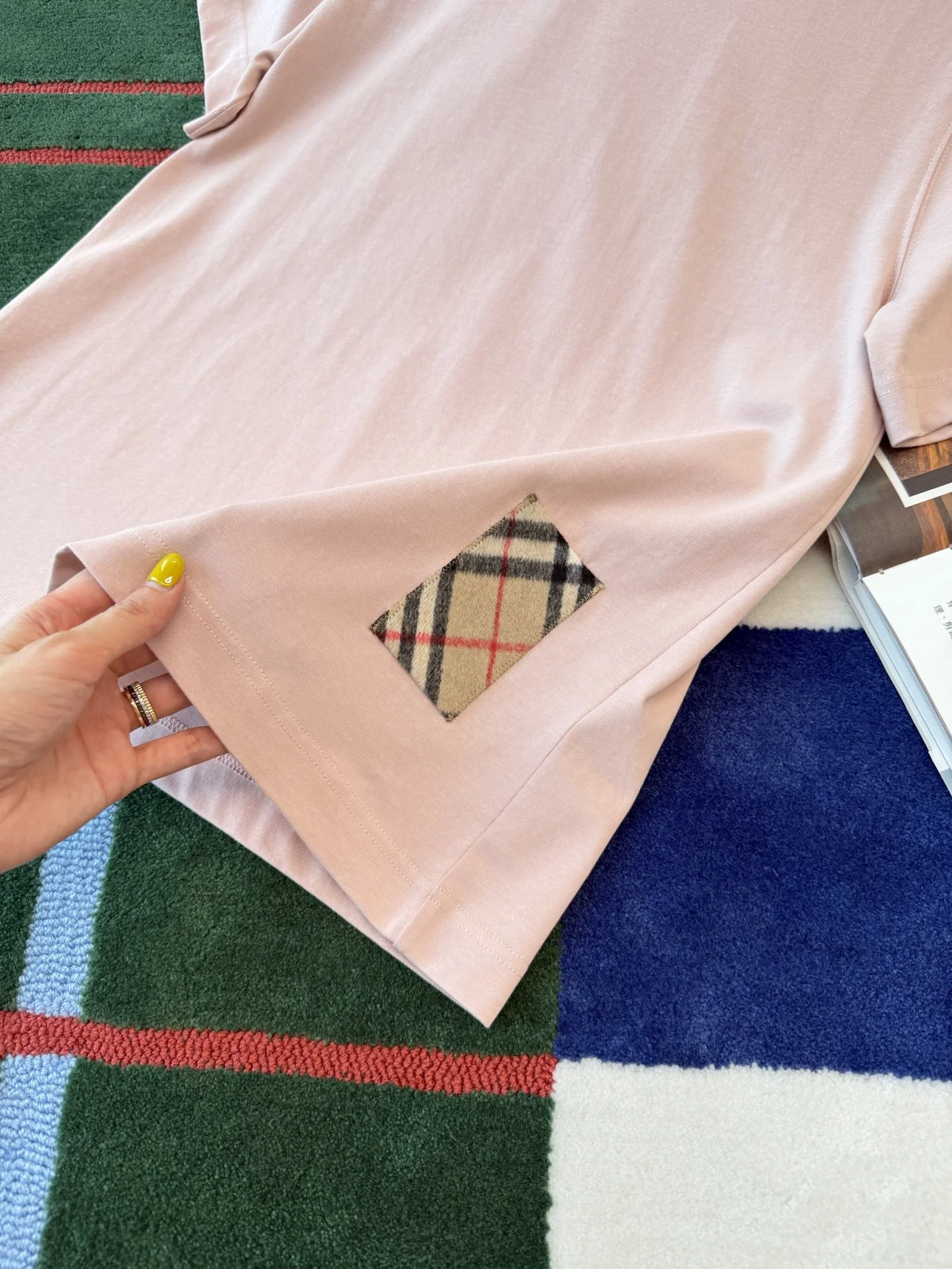 BURBERRY T-shirts Pink-Beige S-L A95202609061411 - Image 5