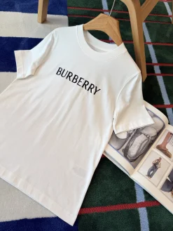 Alternative view of BURBERRY T-shirts White-Black S-L A95202609060670