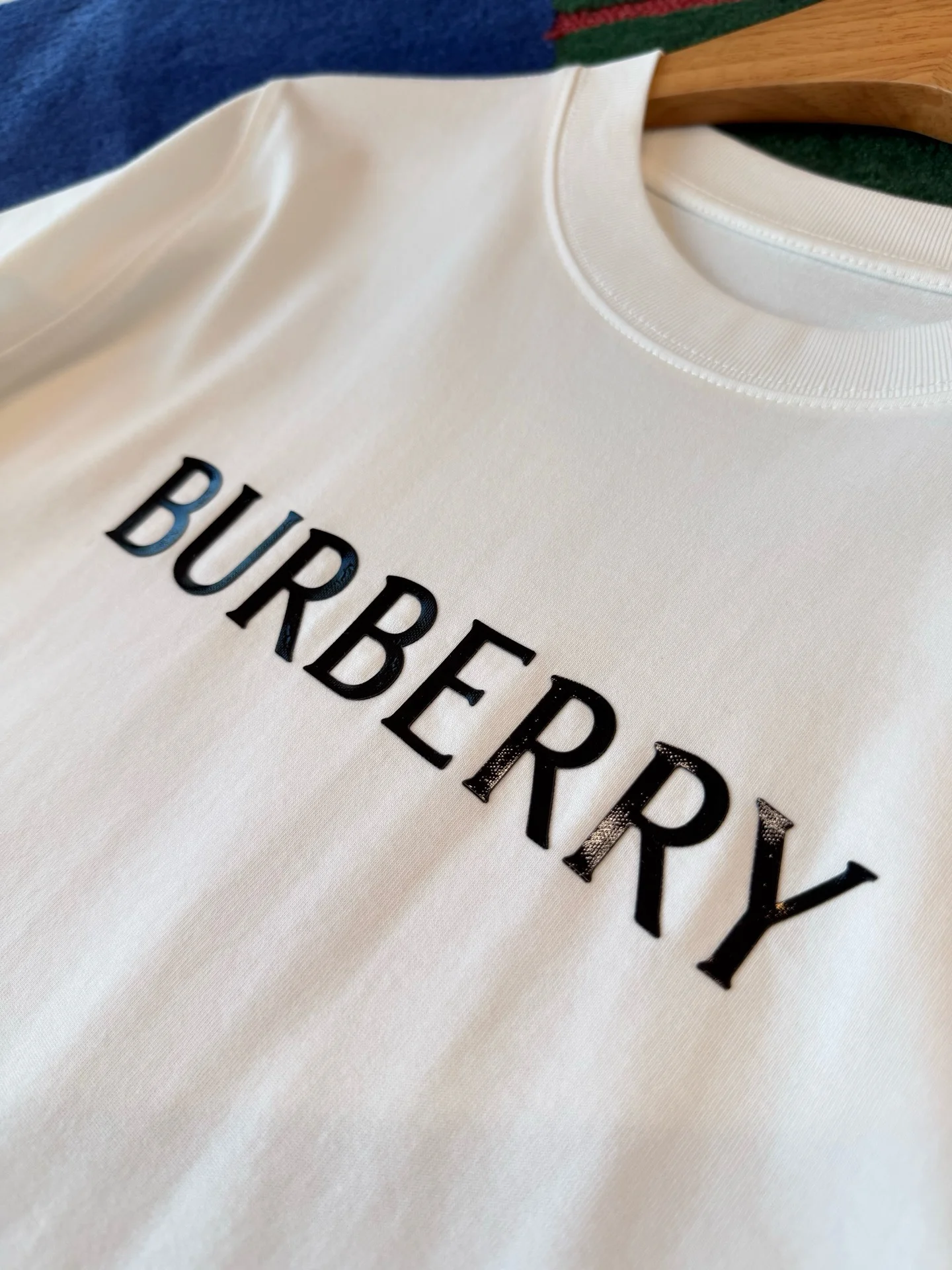 BURBERRY T-shirts White-Black S-L A95202609060670 - Image 8
