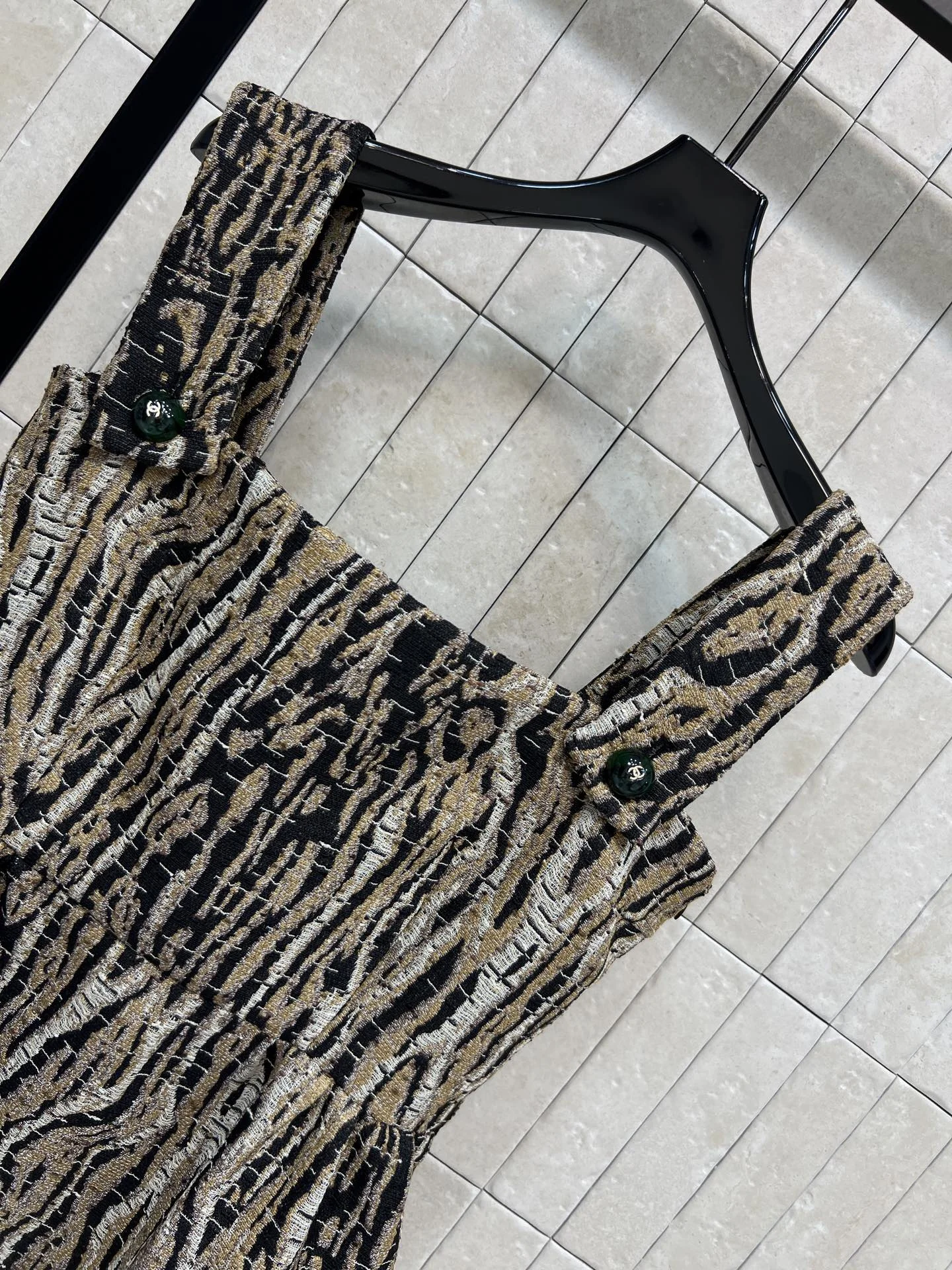 CELINE Dresses Black-Gold S-M-L C90202609062483 - Image 2