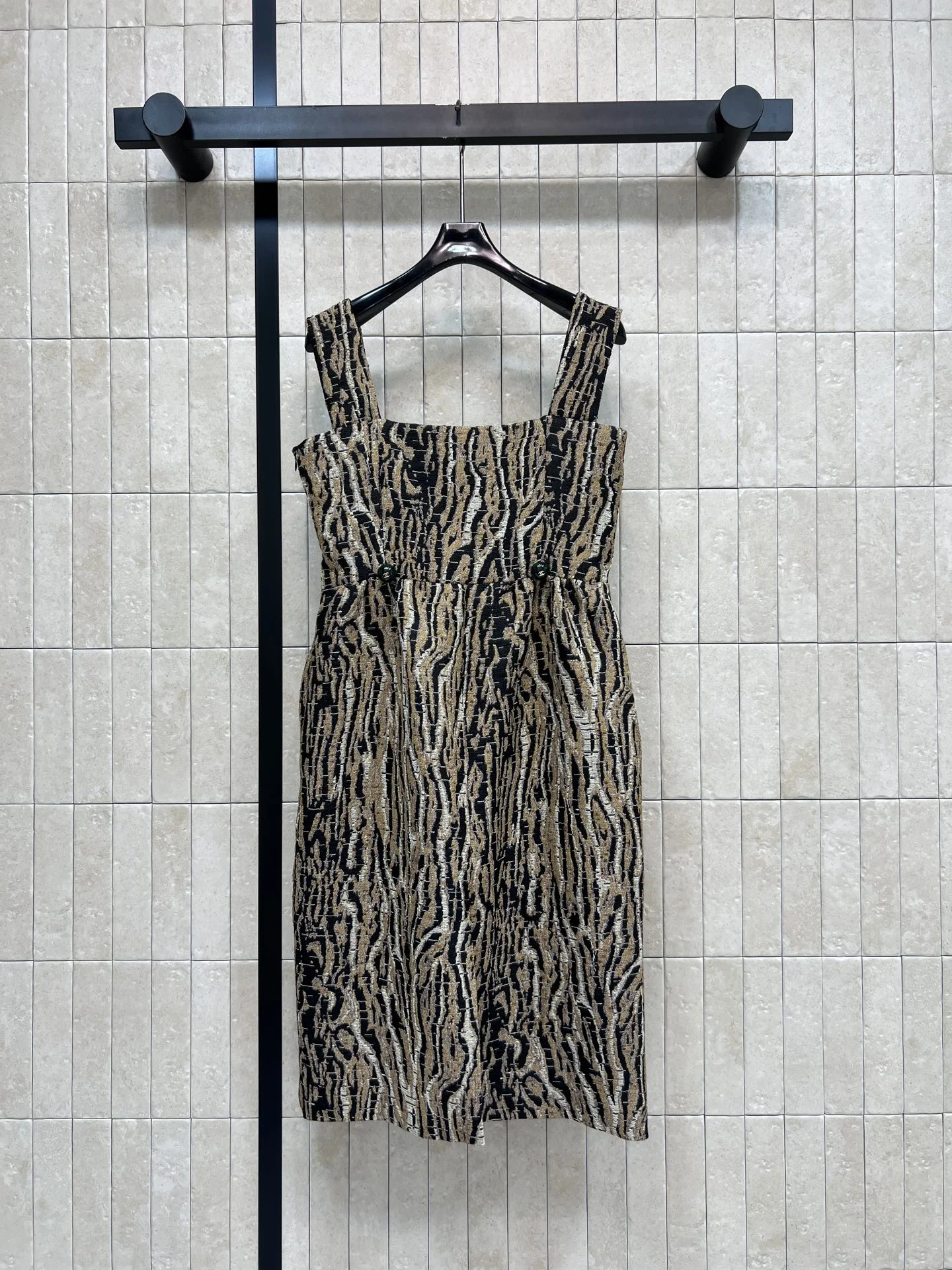 CELINE Dresses Black-Gold S-M-L C90202609062483 - Image 7