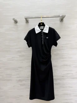 CELINE Dresses Breathable Fabric Black-White S_M_L B70202609062628