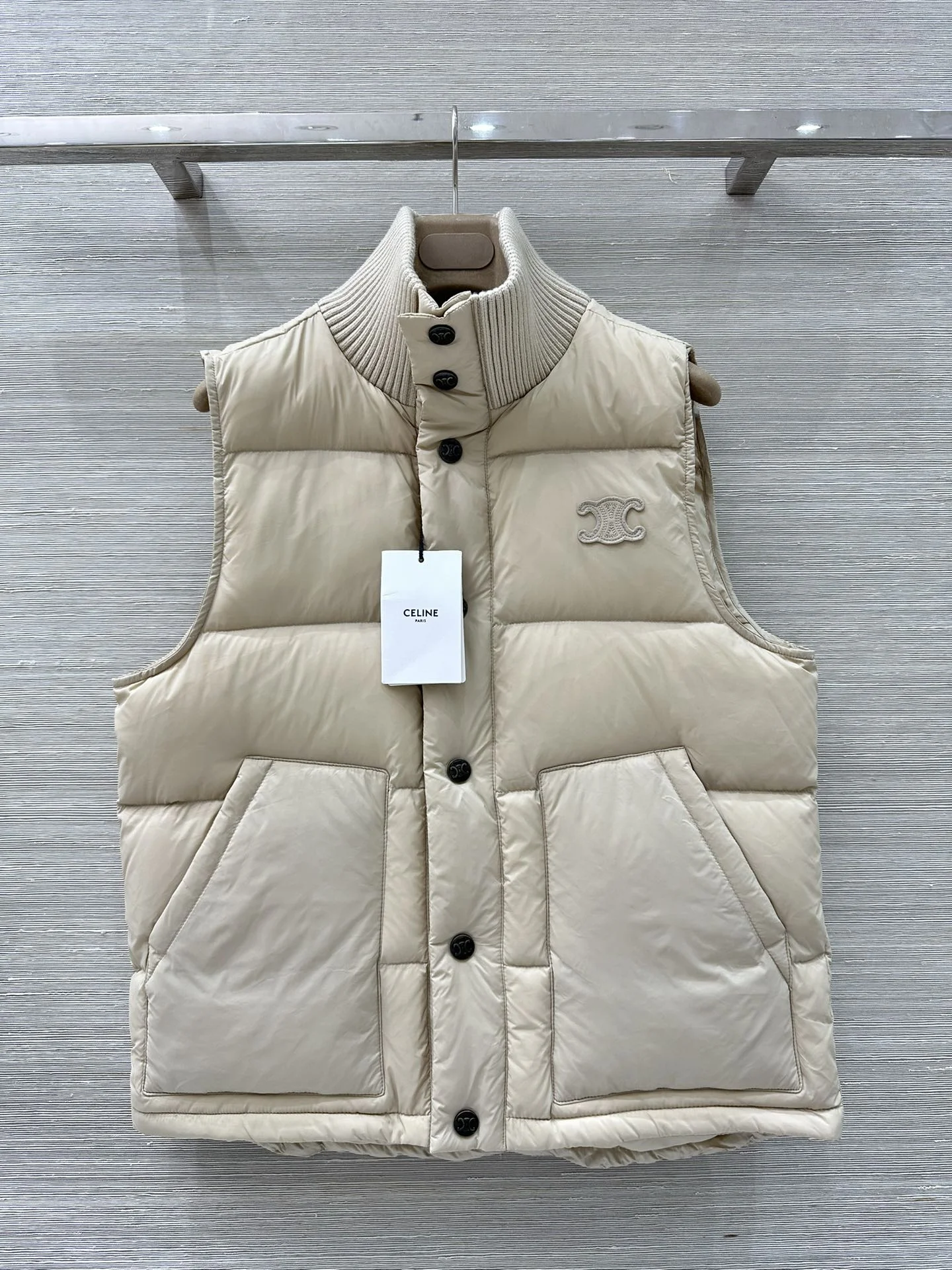 CELINE Jackets Beige-Black S-L D25202609061192