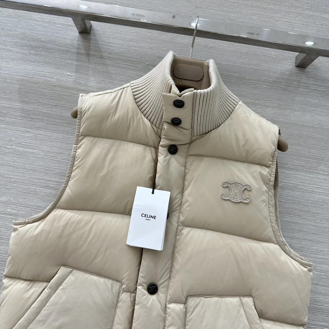CELINE Jackets Beige-Black S-L D25202609061192 - Image 2