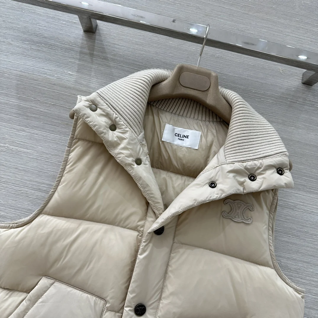 CELINE Jackets Beige-Black S-L D25202609061192 - Image 4