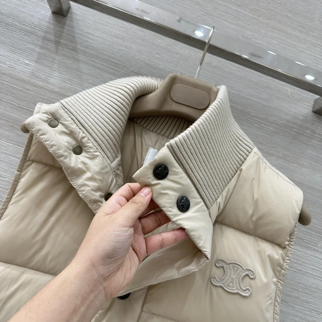 CELINE Jackets Beige-Black S-L D25202609061192 - Image 5