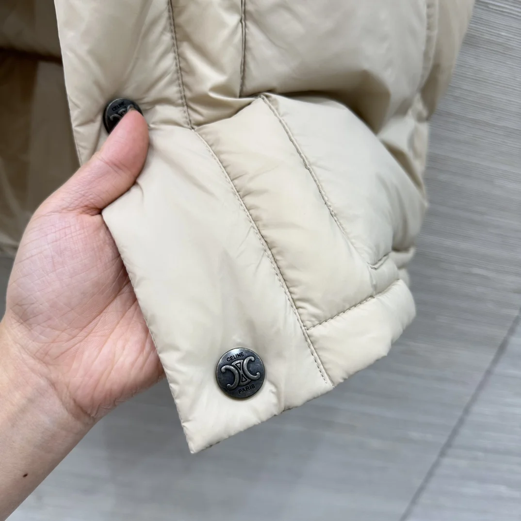 CELINE Jackets Beige-Black S-L D25202609061192 - Image 7