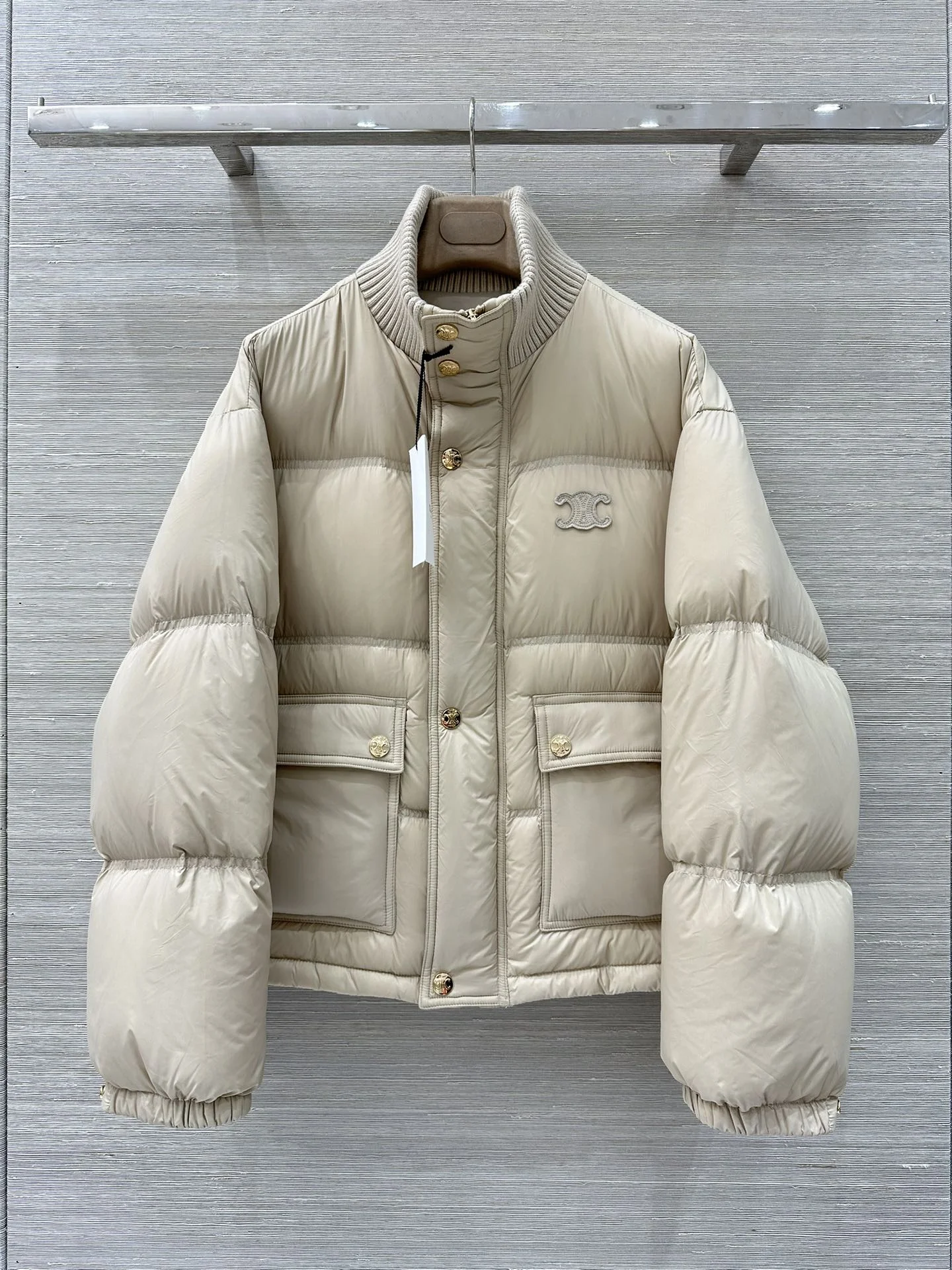 CELINE Jackets Beige-Gold S-L E80202609061195