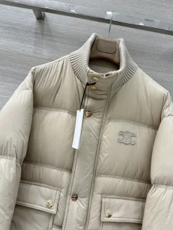 Alternative view of CELINE Jackets Beige-Gold S-L E80202609061195