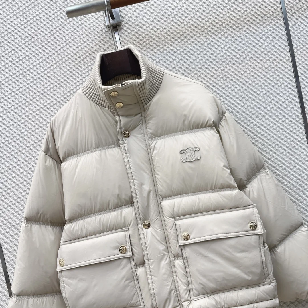 CELINE Jackets Beige-Gold S-L E95202609060533 - Image 2
