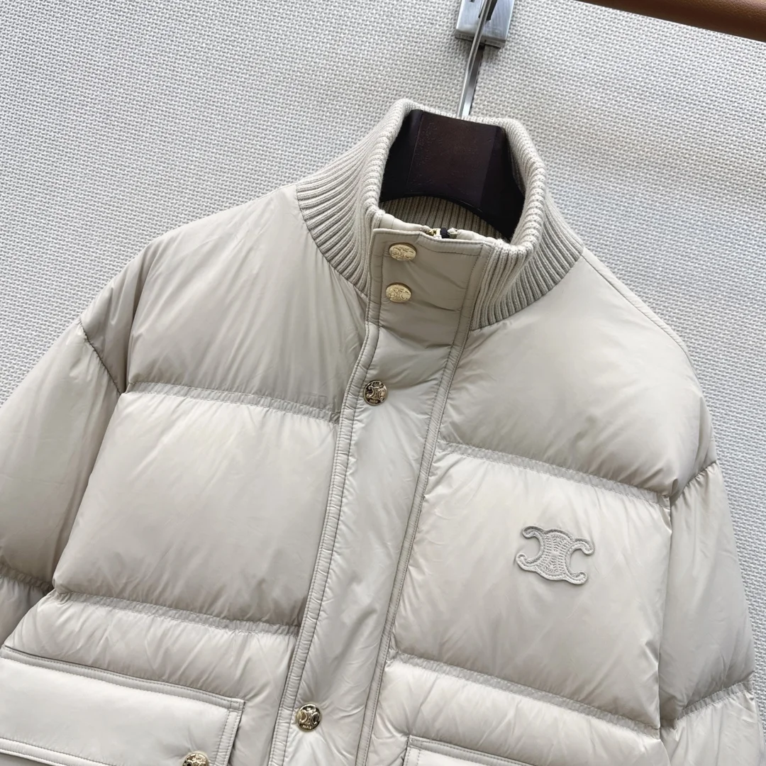 CELINE Jackets Beige-Gold S-L E95202609060533 - Image 3