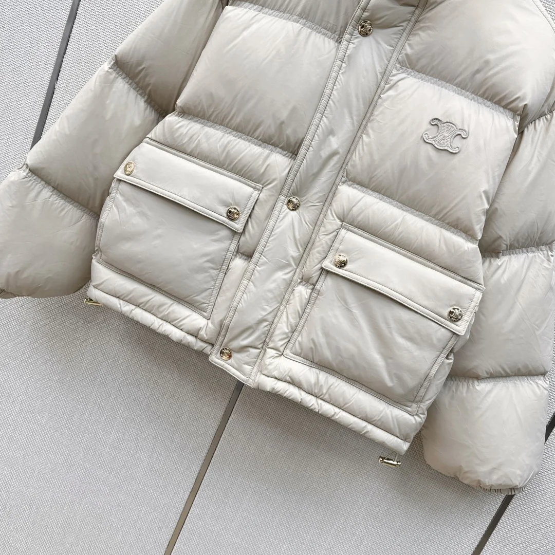 CELINE Jackets Beige-Gold S-L E95202609060533 - Image 6