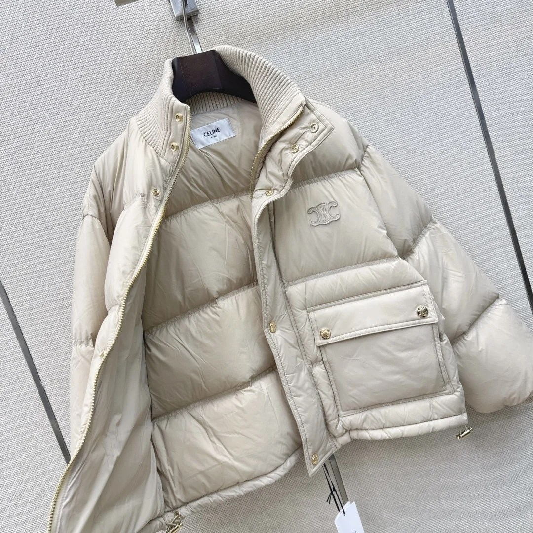 CELINE Jackets Beige-Gold S-L E95202609060533 - Image 8